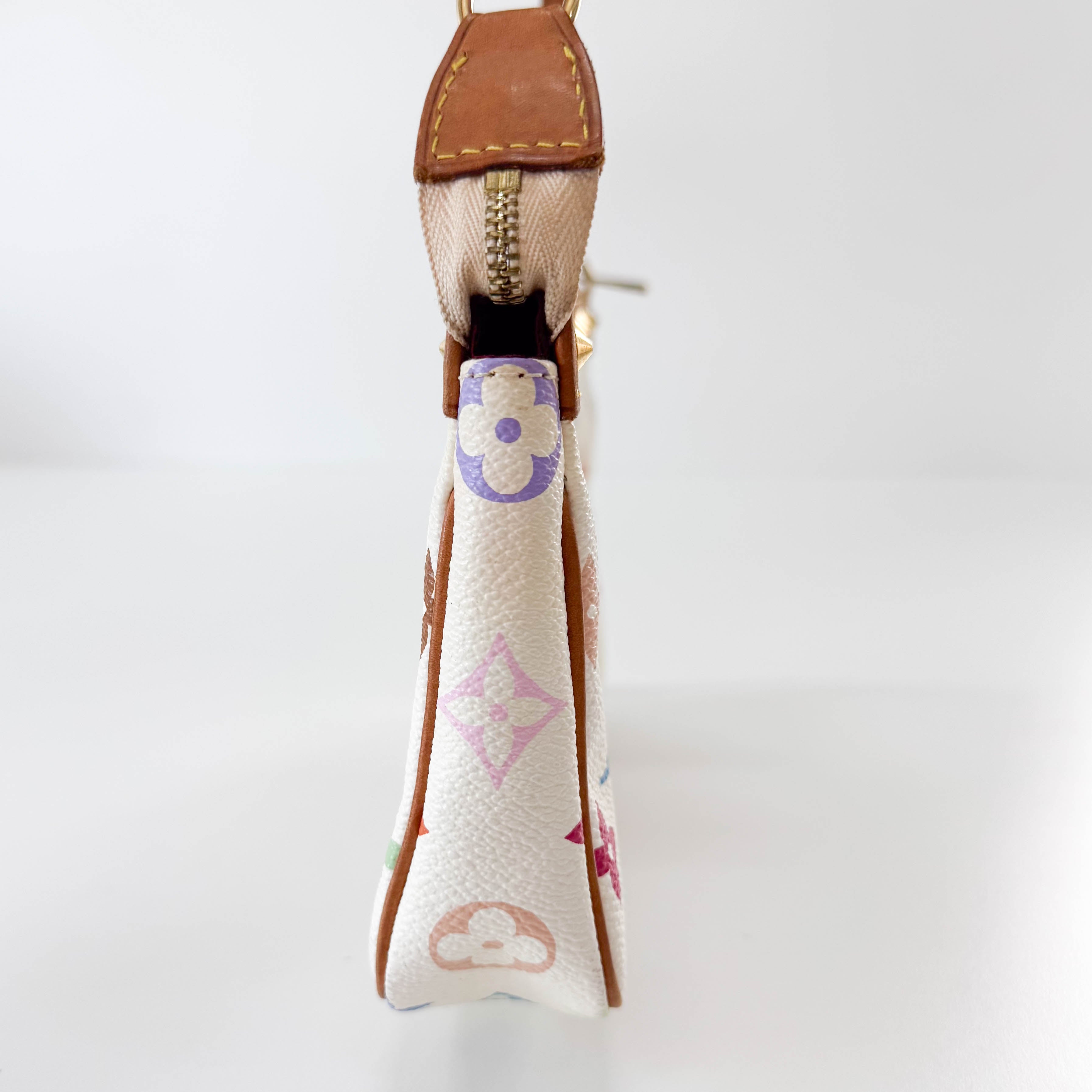 Louis Vuitton x Takashi Murakami Pochette Accessoire Multicolor Monogram Handbag