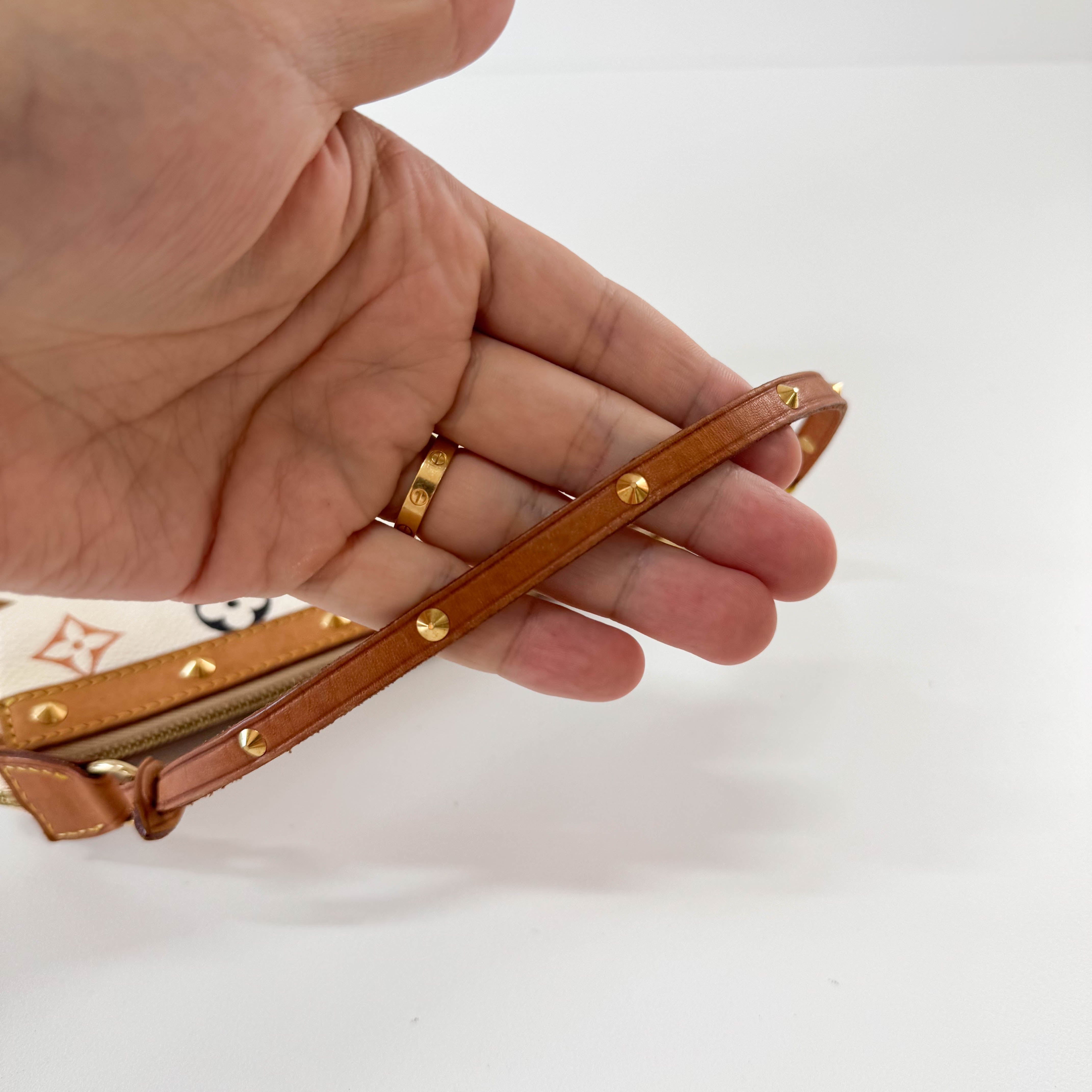 Louis Vuitton x Takashi Murakami Pochette Accessoire Multicolor Monogram Handbag