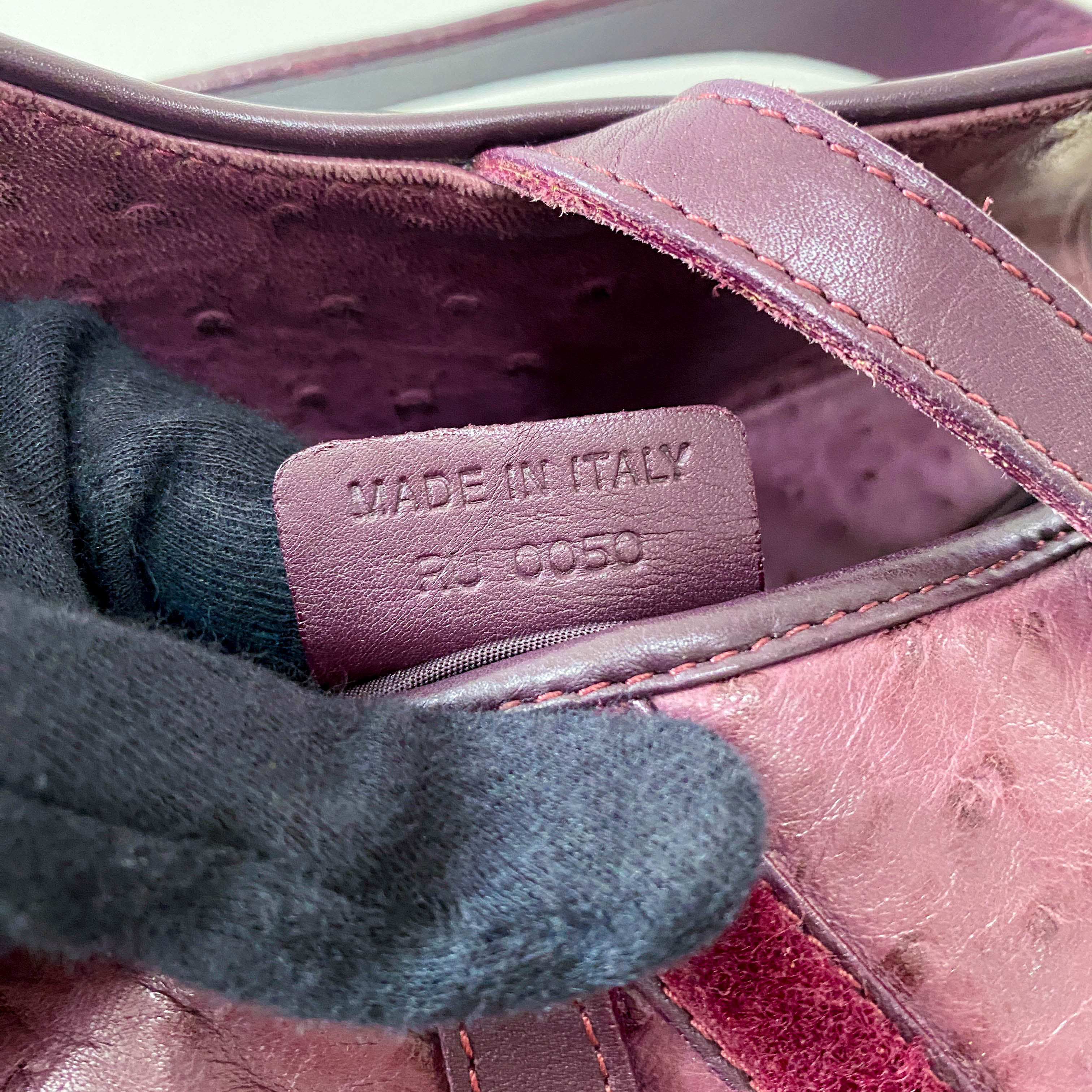 Double Saddle Purple Shoulder Bag