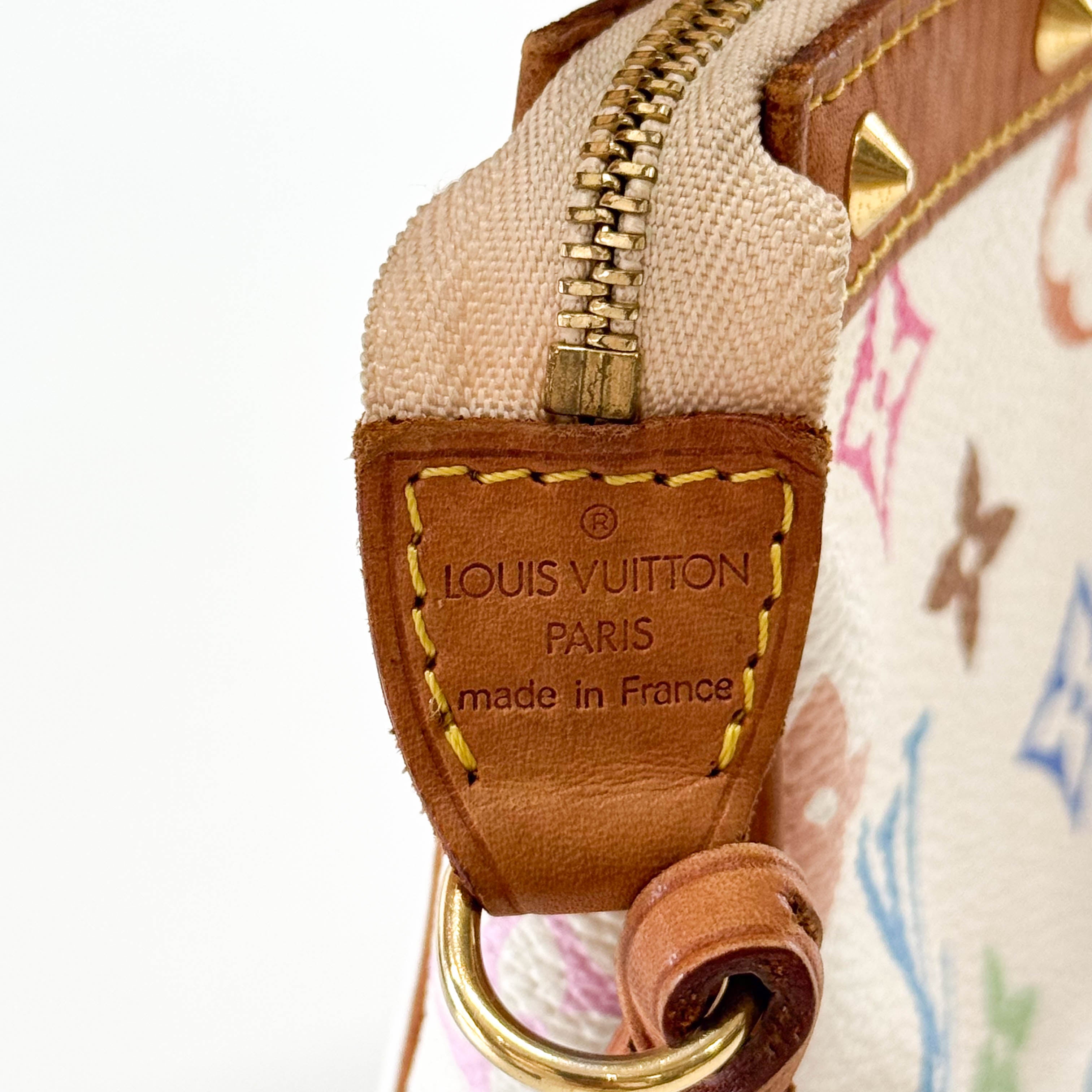 Louis Vuitton x Takashi Murakami Pochette Accessoire Multicolor Monogram Handbag