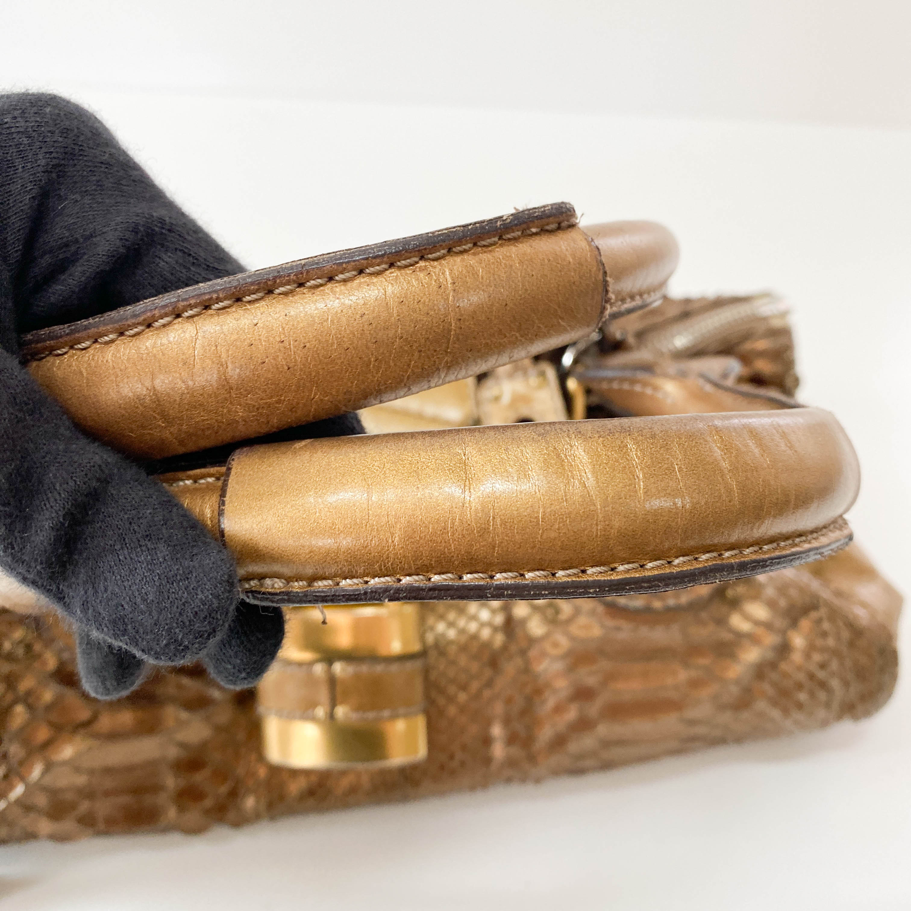 Paddington Metaric Gold Shoulder Bag