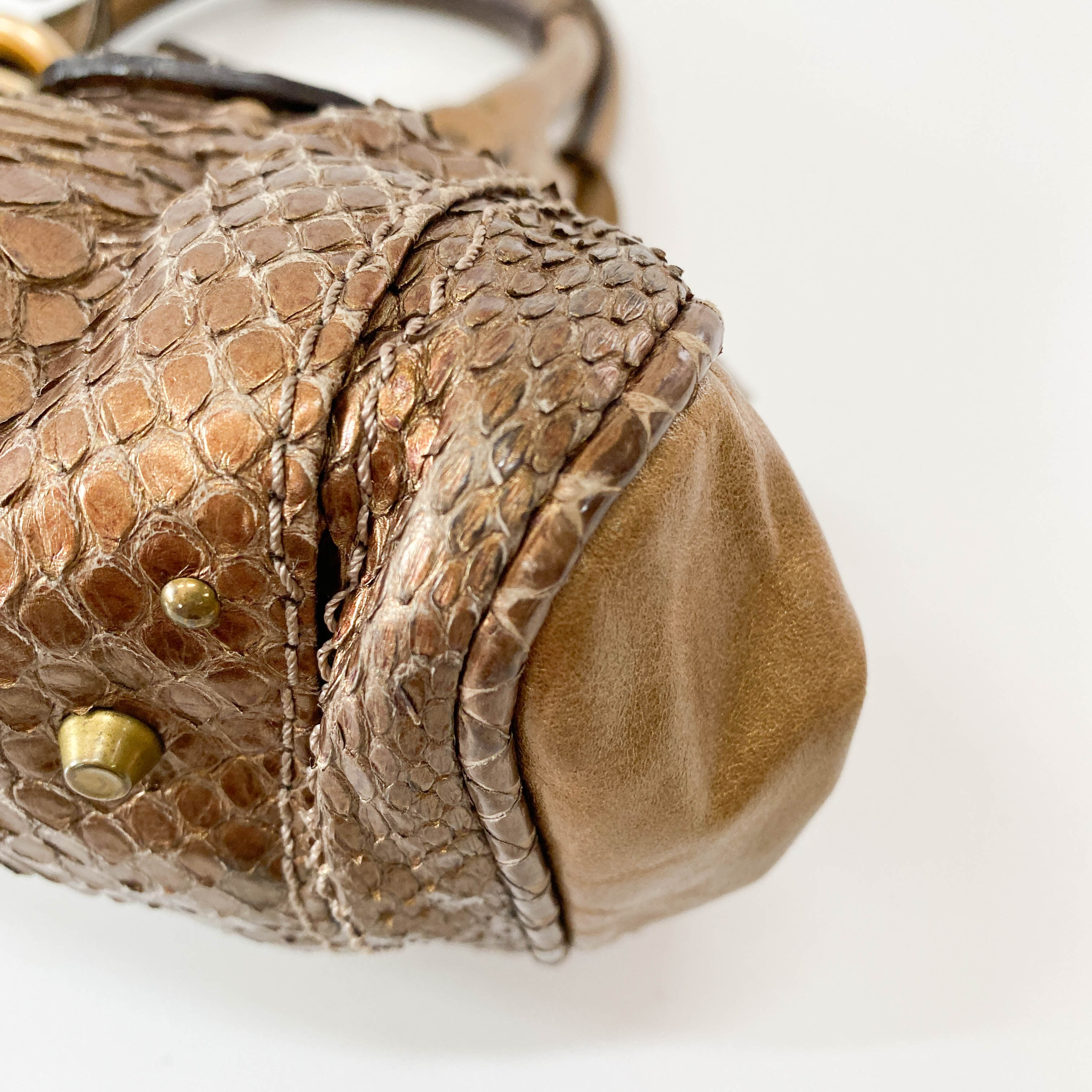Paddington Metaric Gold Shoulder Bag