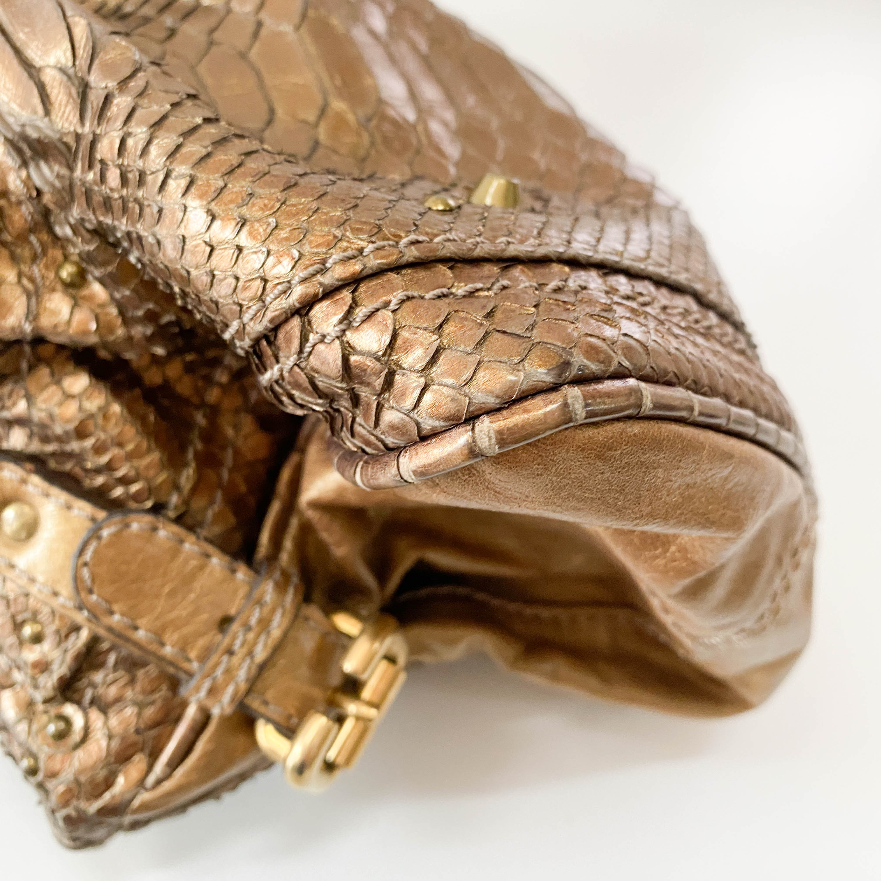 Paddington Metaric Gold Shoulder Bag