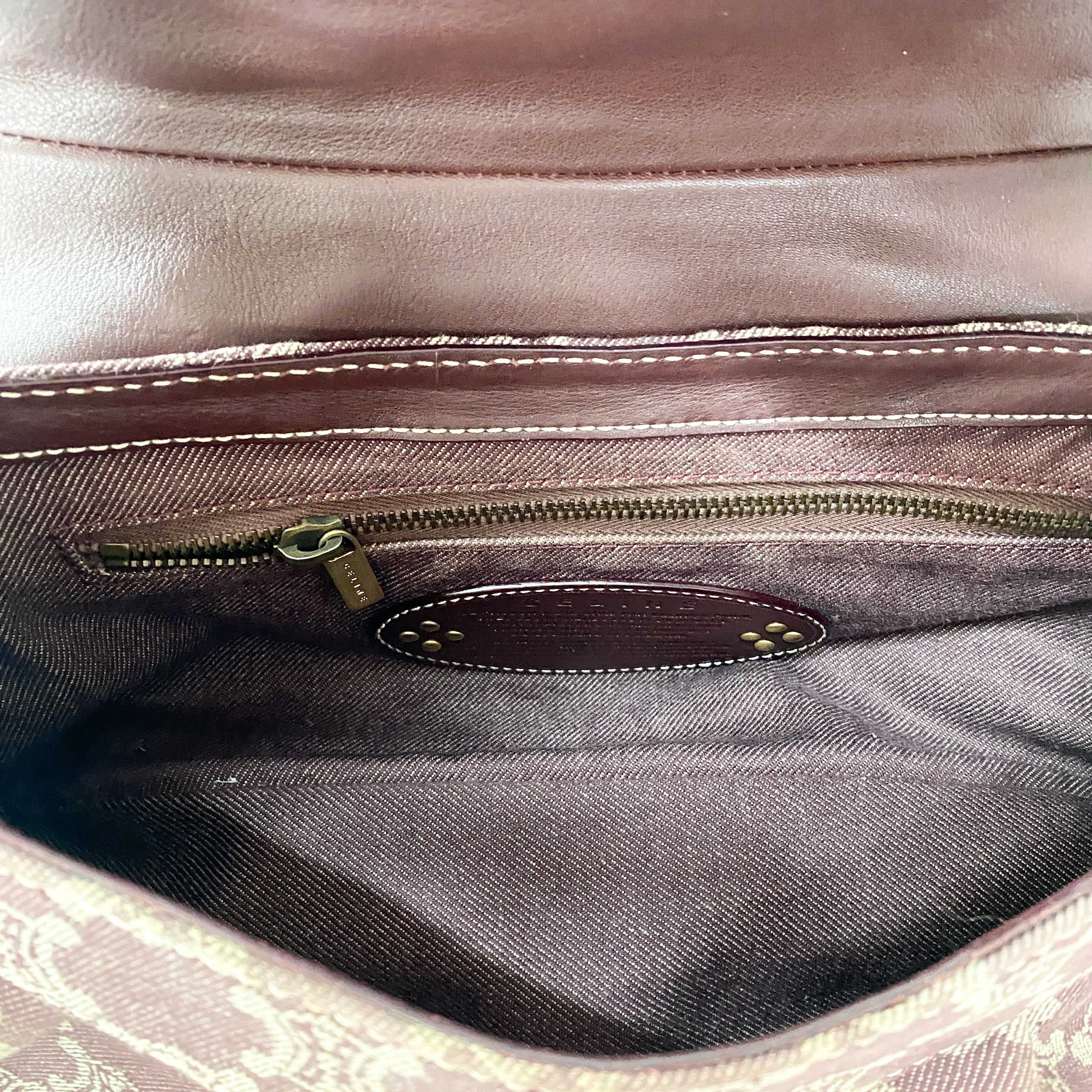 Paris Macadam Purple Denim Shoulder Bag