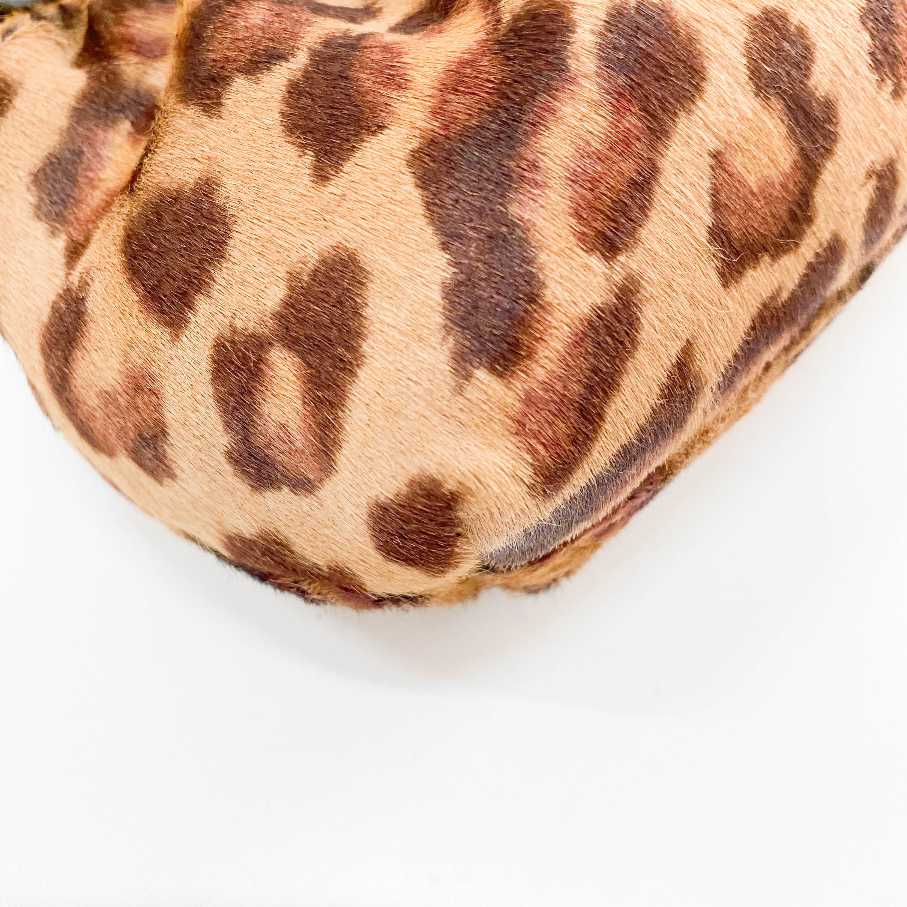 Leopard Pony Hair Shoulder Bag