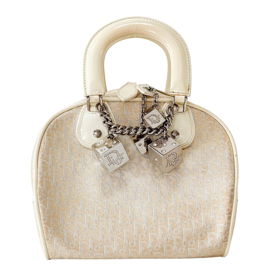 Gambler Neutral "Oblique" Canvas Handbag