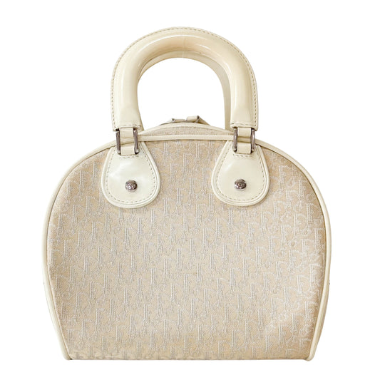 Gambler Neutral "Oblique" Canvas Handbag
