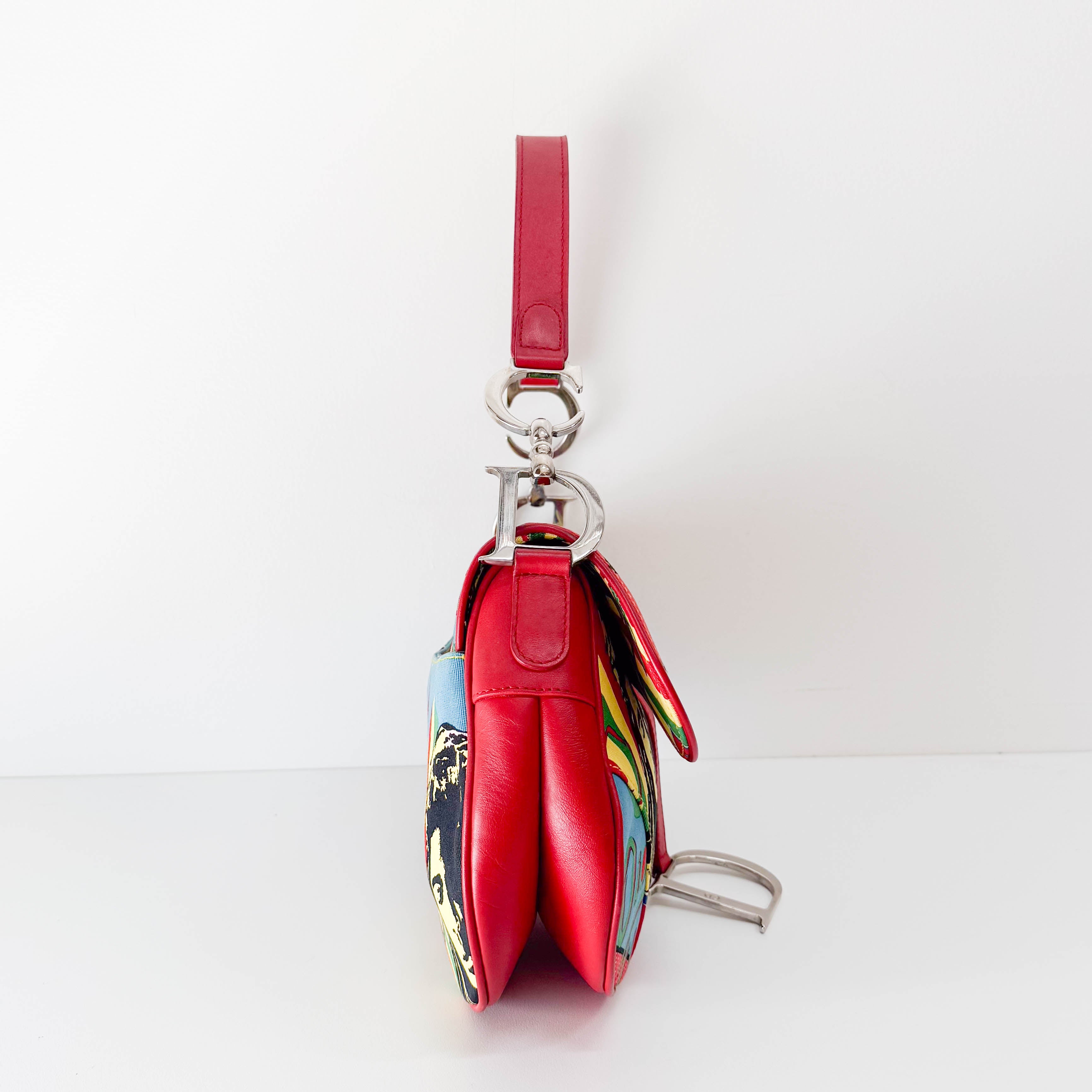 Saddle Bob Marley Multi-Colour Canvas Shoulder Bag