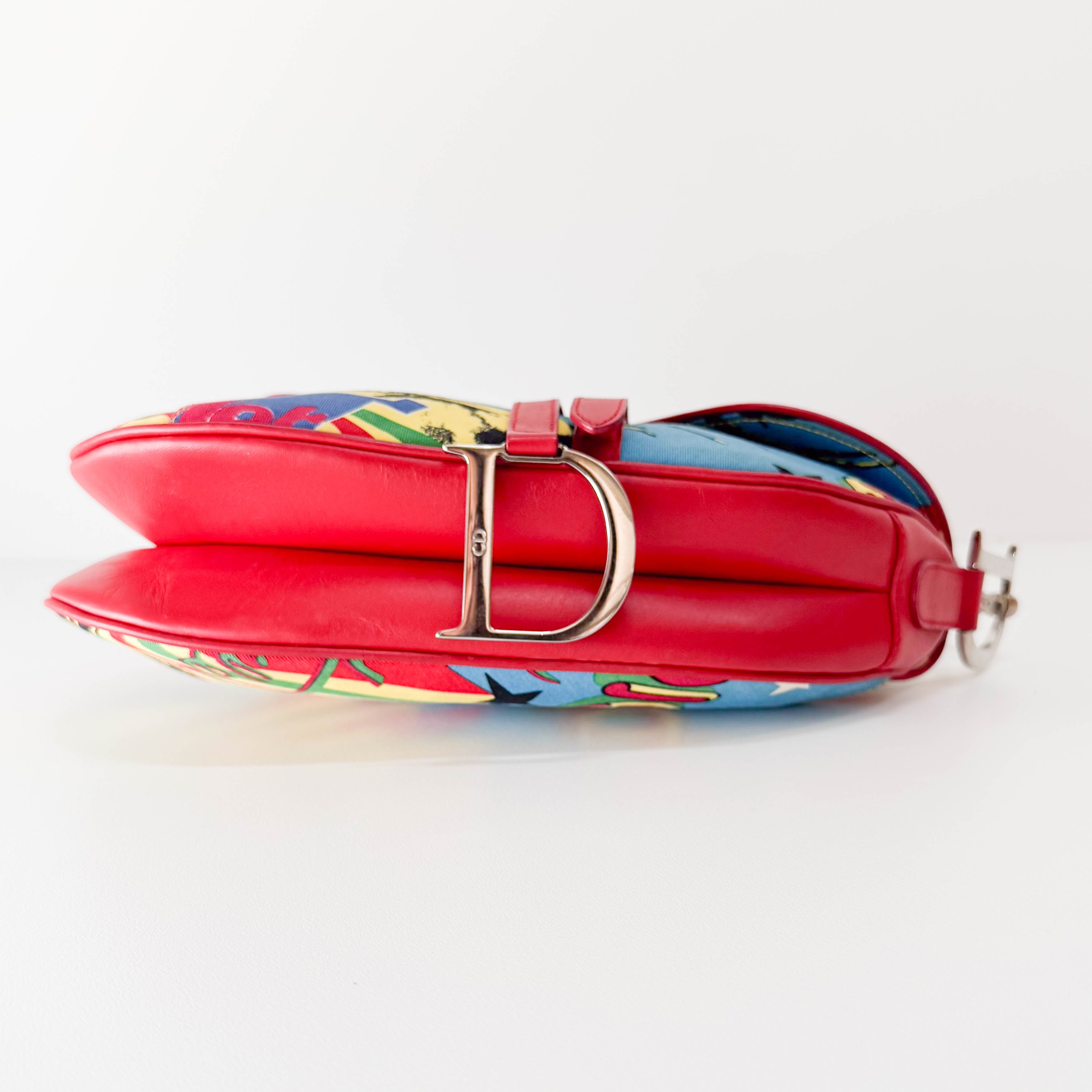 Saddle Bob Marley Multi-Colour Canvas Shoulder Bag