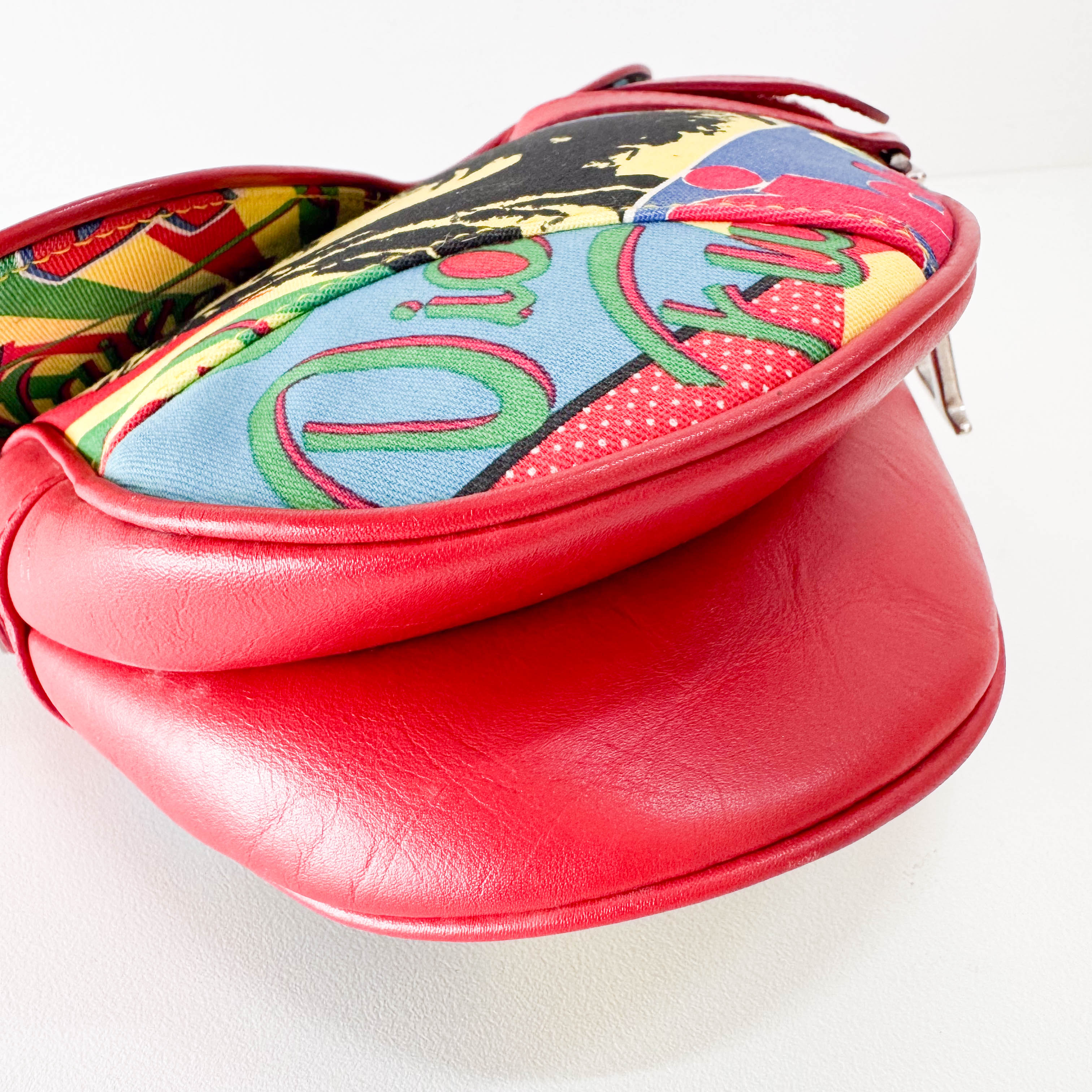 Saddle Bob Marley Multi-Colour Canvas Shoulder Bag