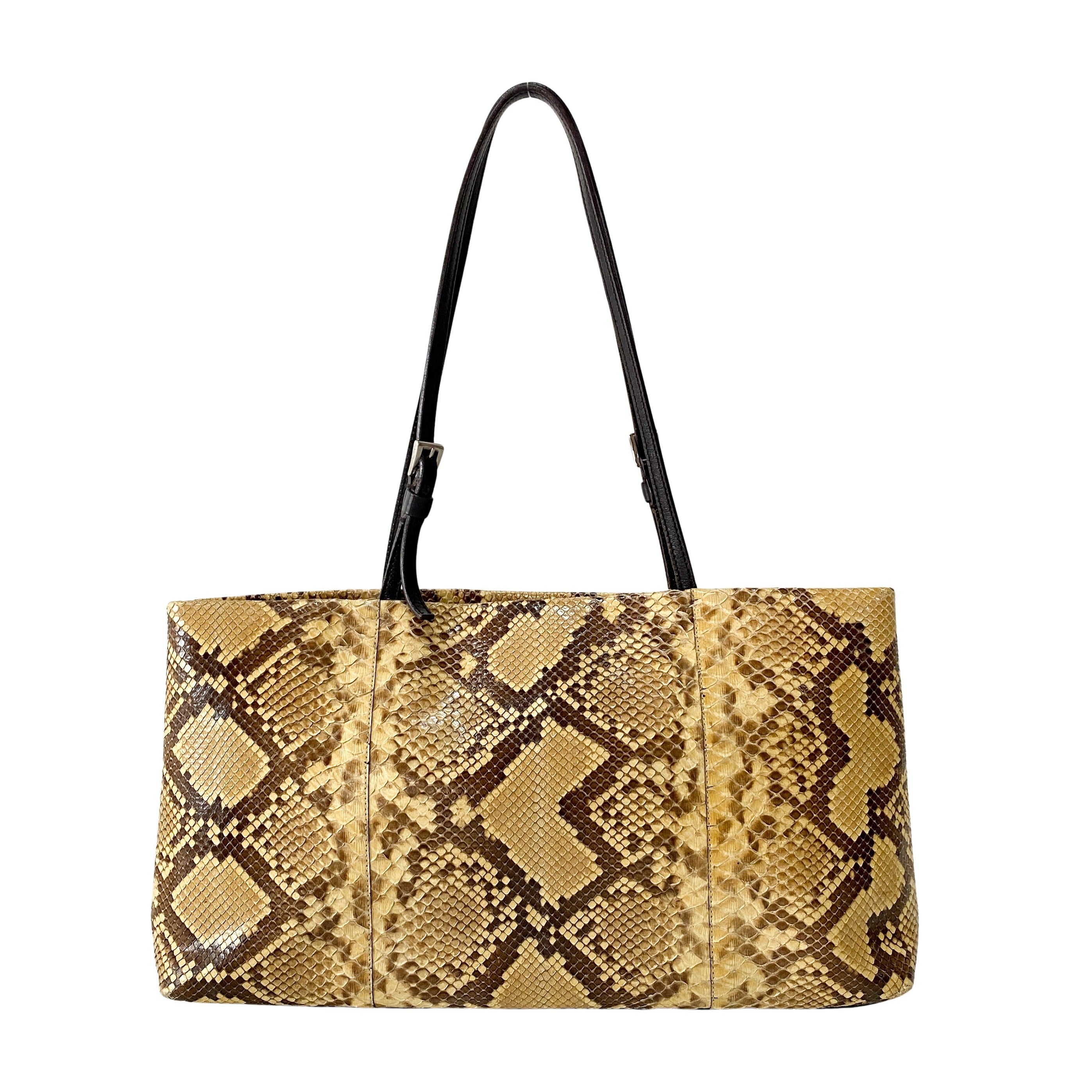 Yellow Leather Shoulder Bag