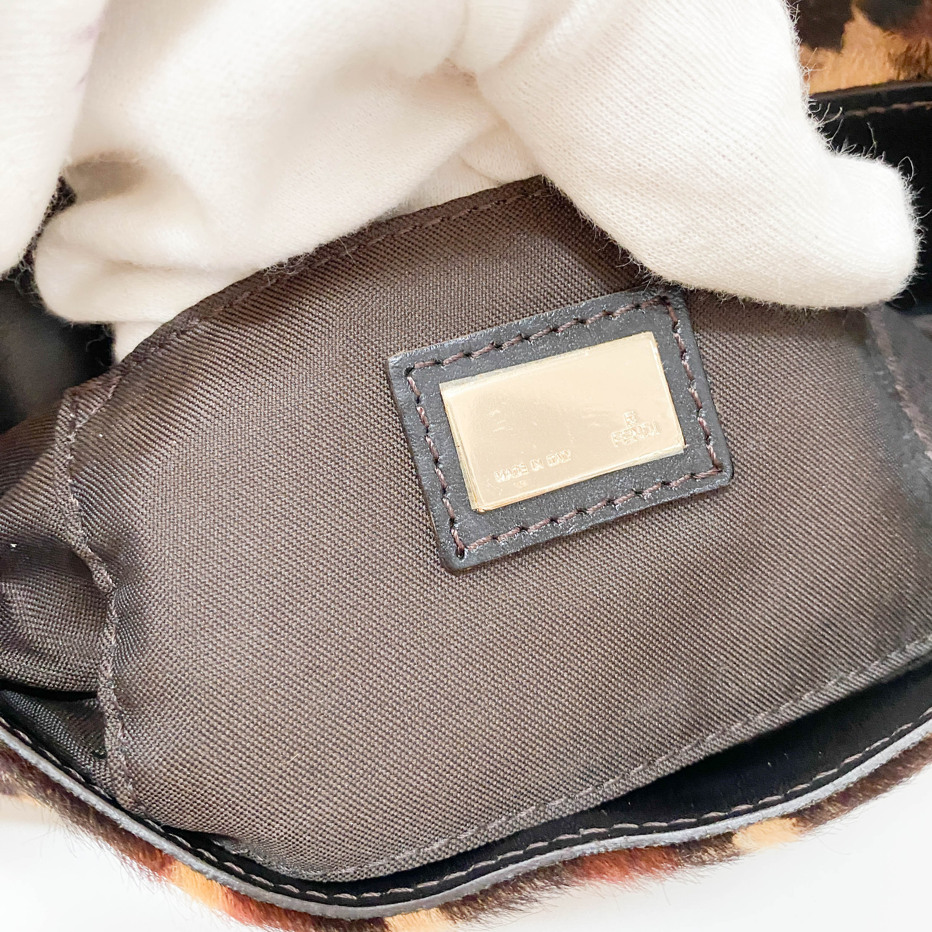 Leopard Pony Hair Shoulder Bag