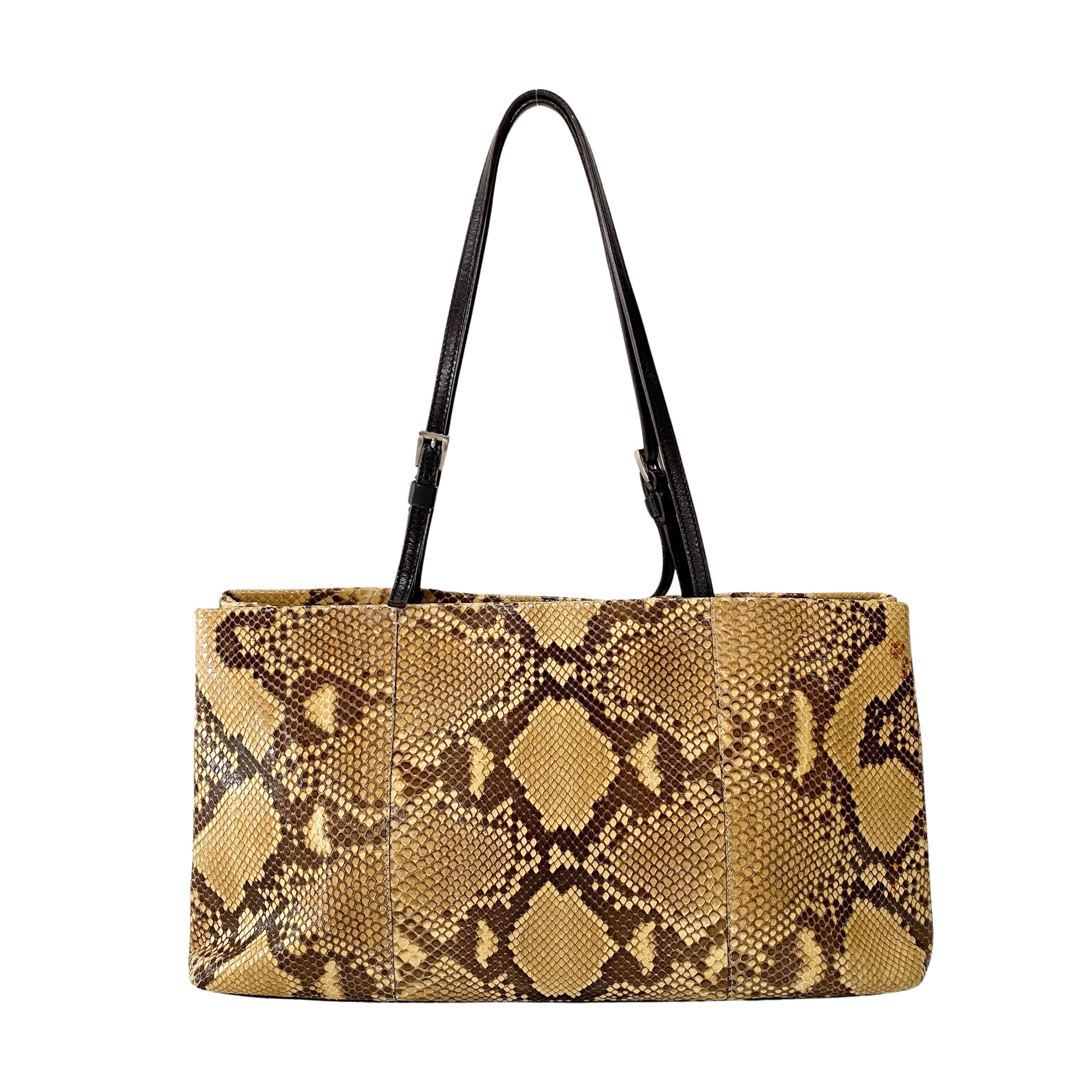 Yellow Leather Shoulder Bag