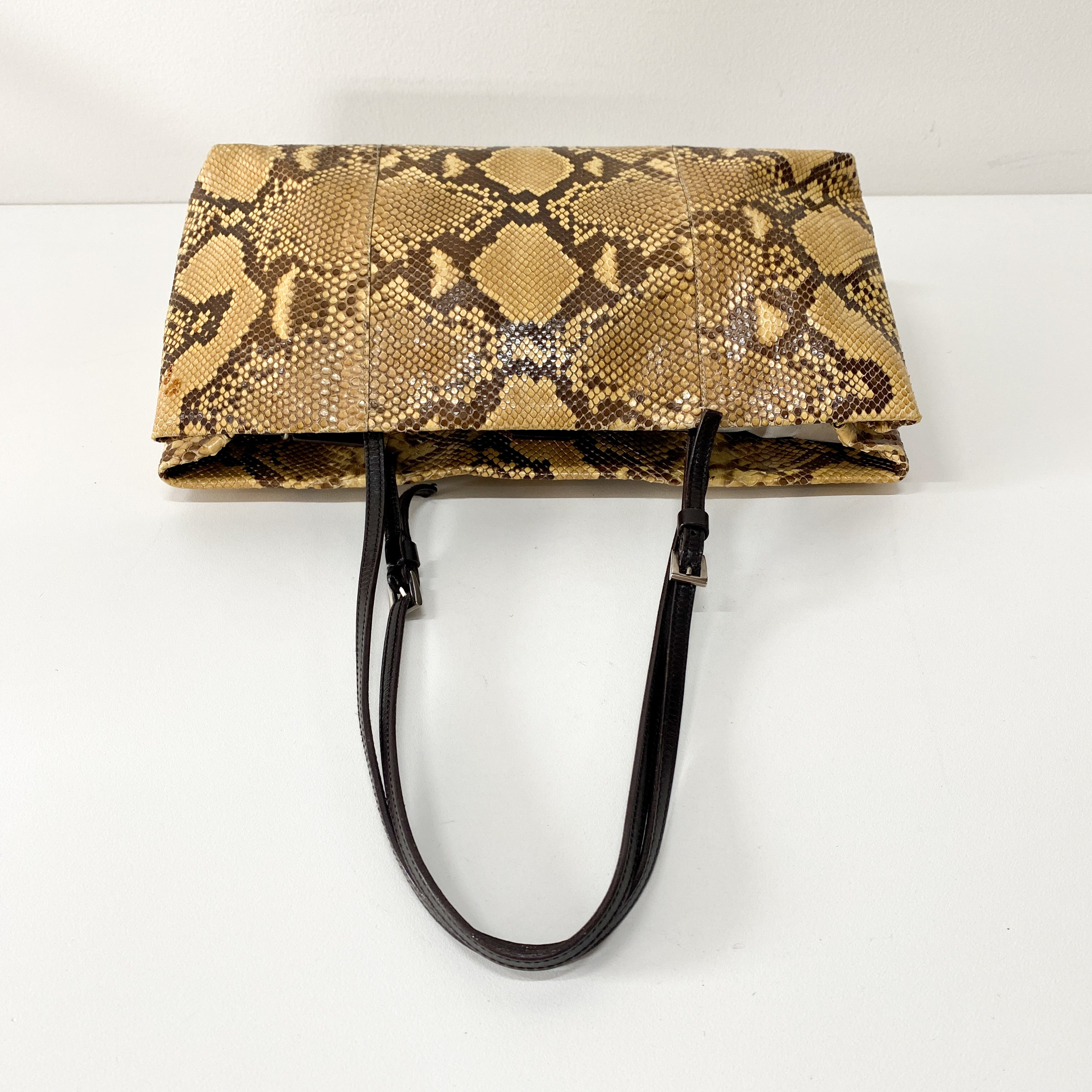 Yellow Leather Shoulder Bag