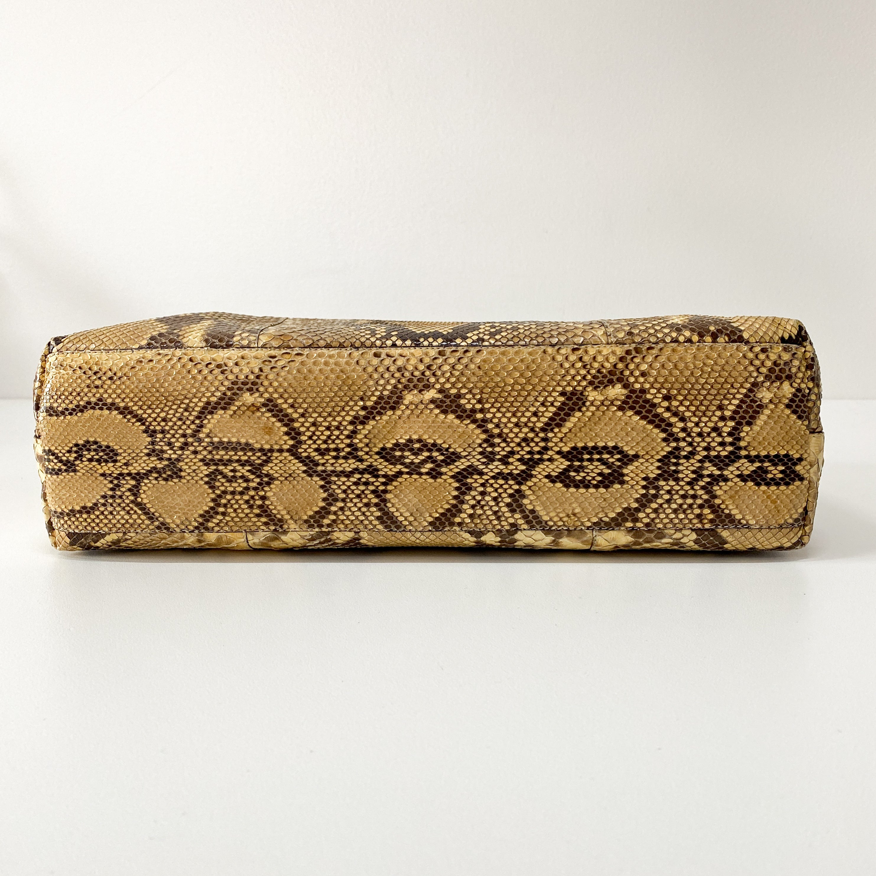 Yellow Leather Shoulder Bag