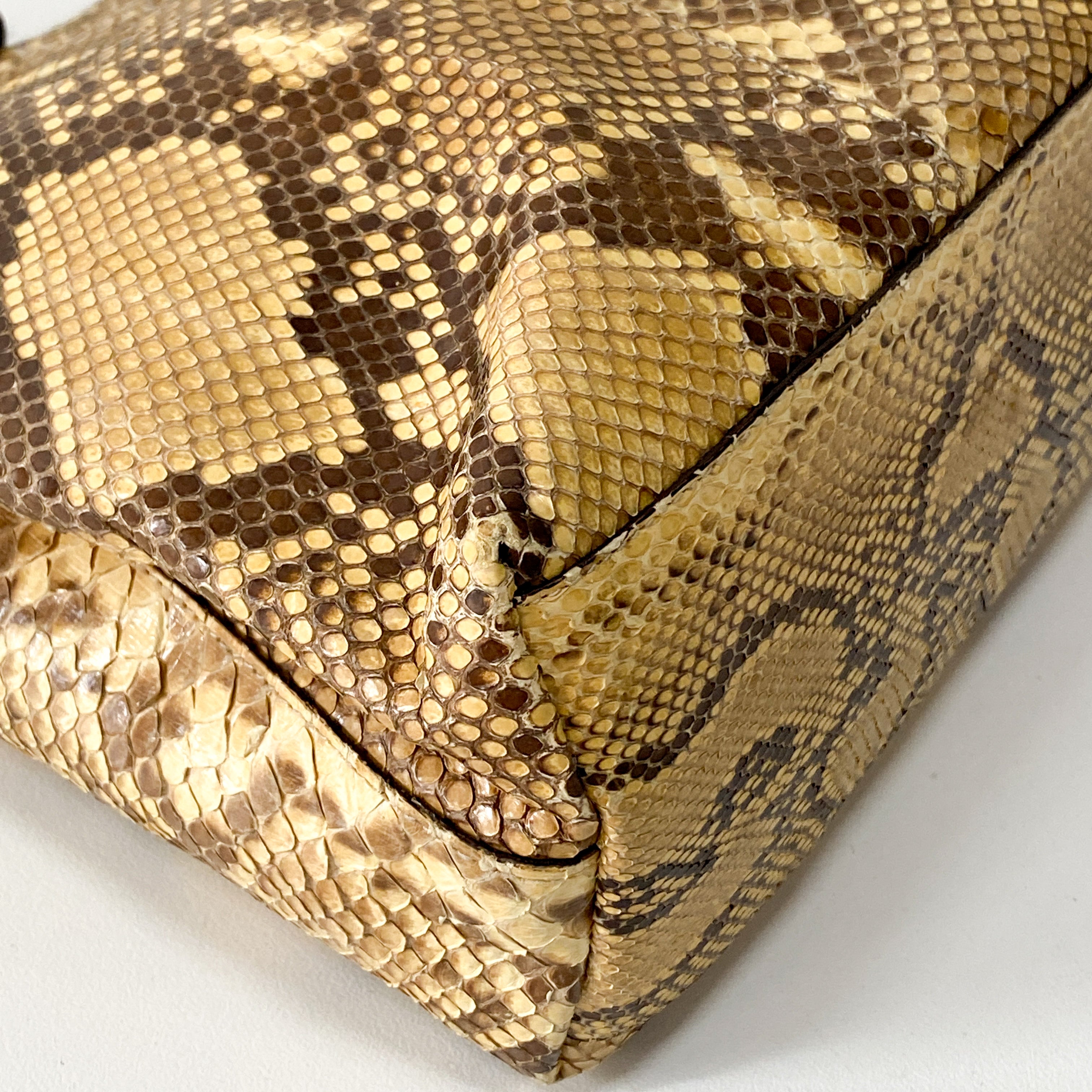 Yellow Leather Shoulder Bag