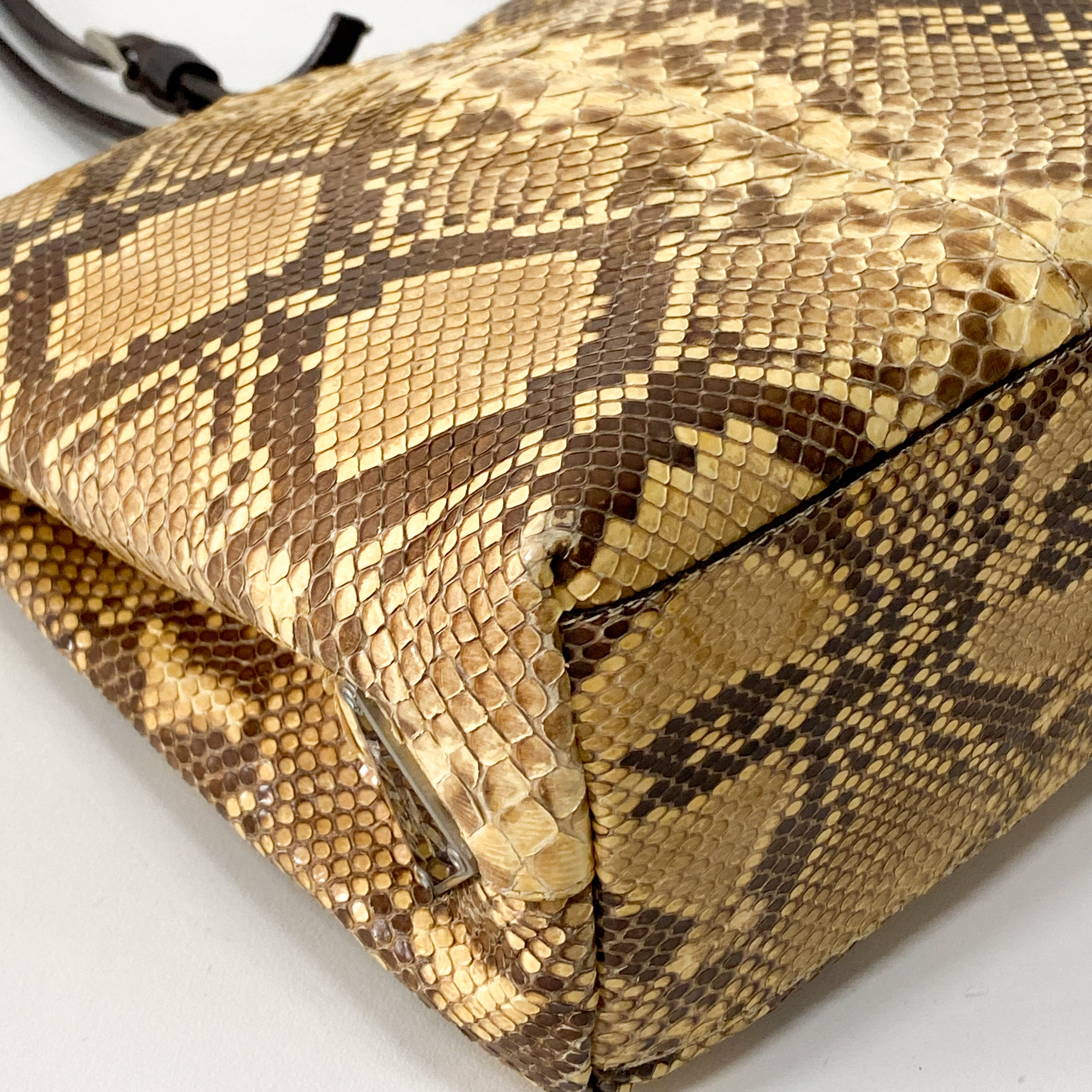 Yellow Leather Shoulder Bag