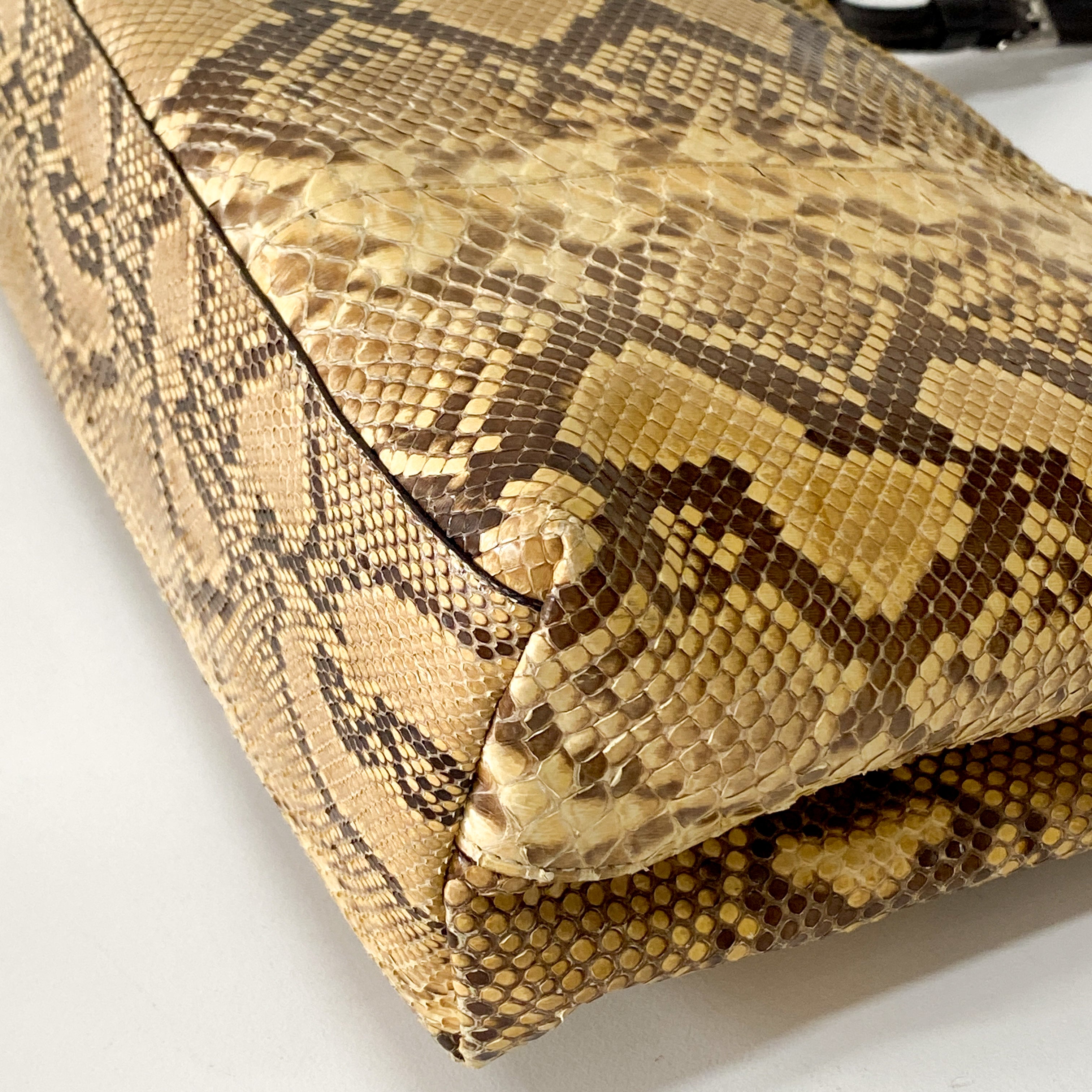 Yellow Leather Shoulder Bag