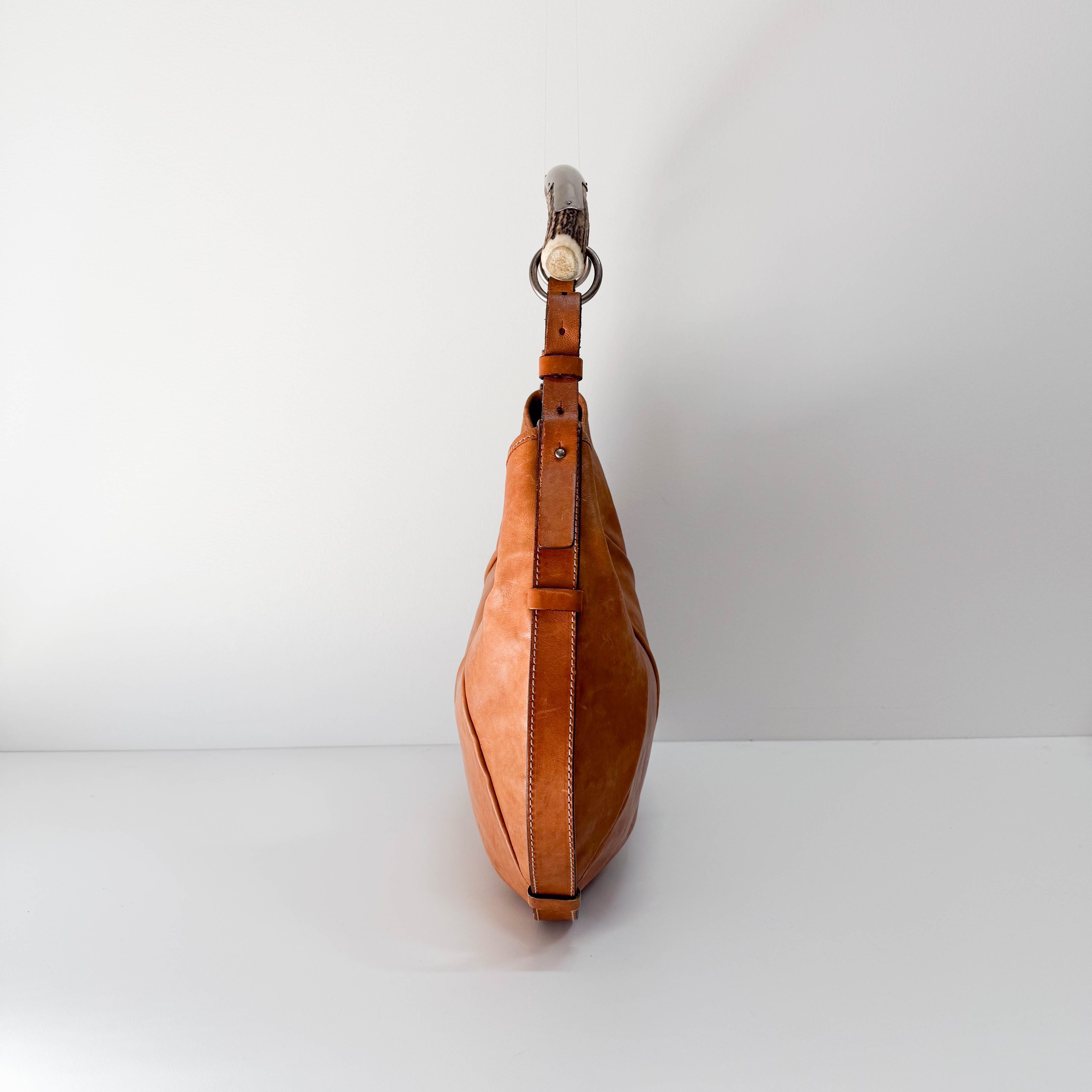 Mombasa Brown Leather Shoulder Bag