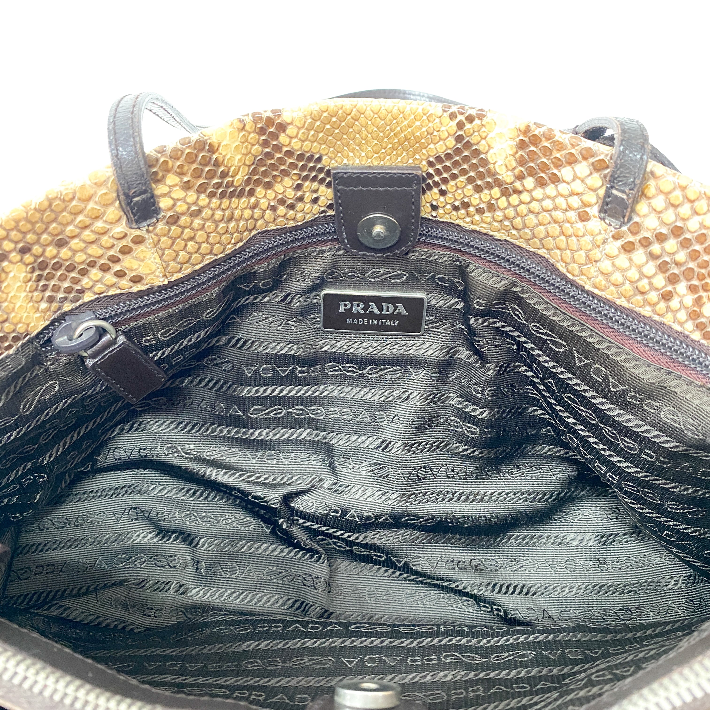 Yellow Leather Shoulder Bag