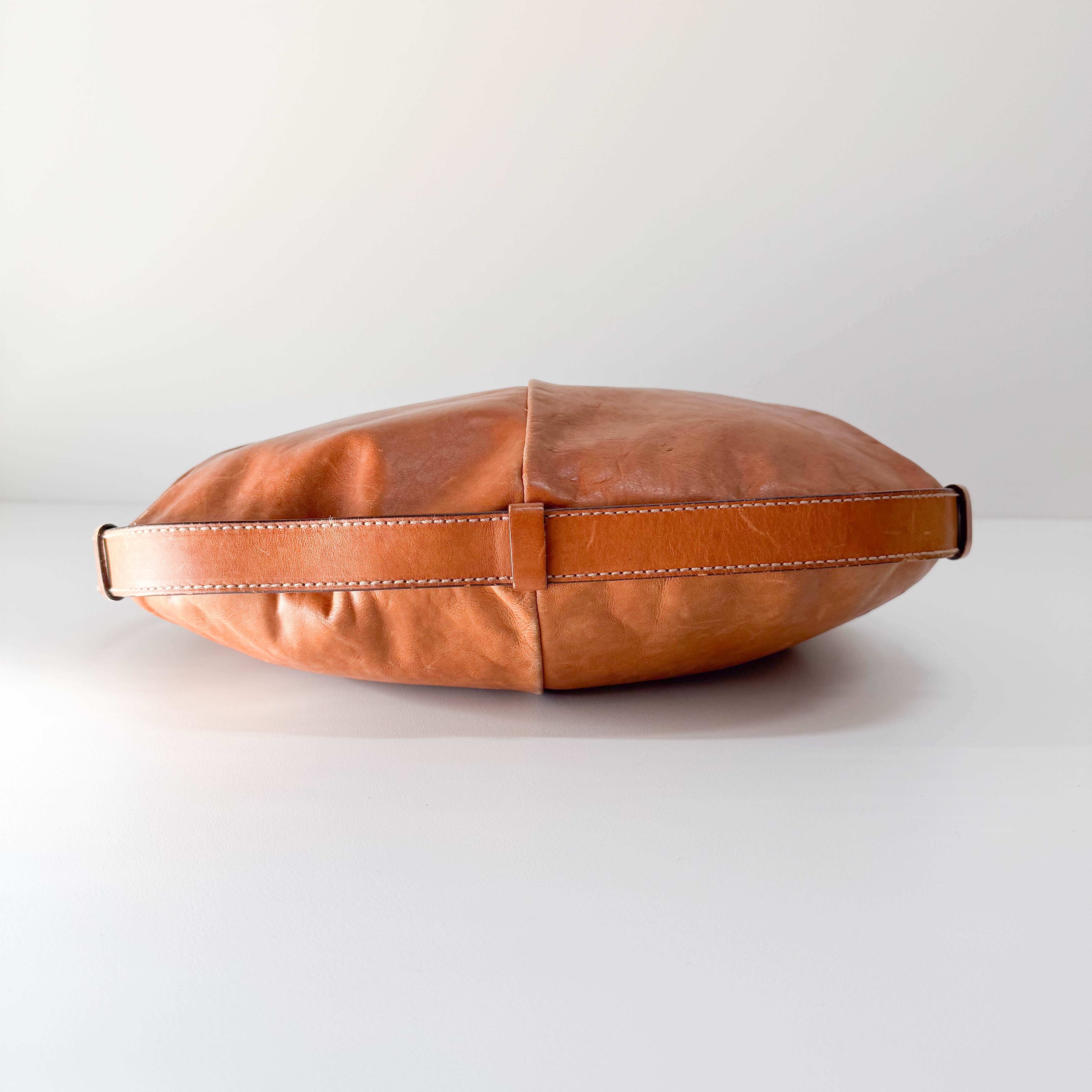 Mombasa Brown Leather Shoulder Bag