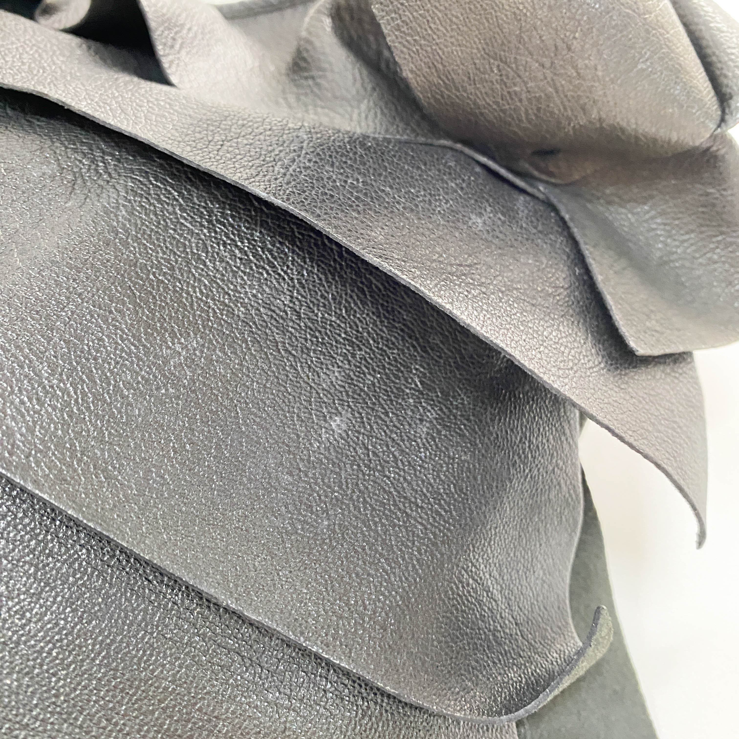 Saint Tropez Black Leather Shoulder Bag