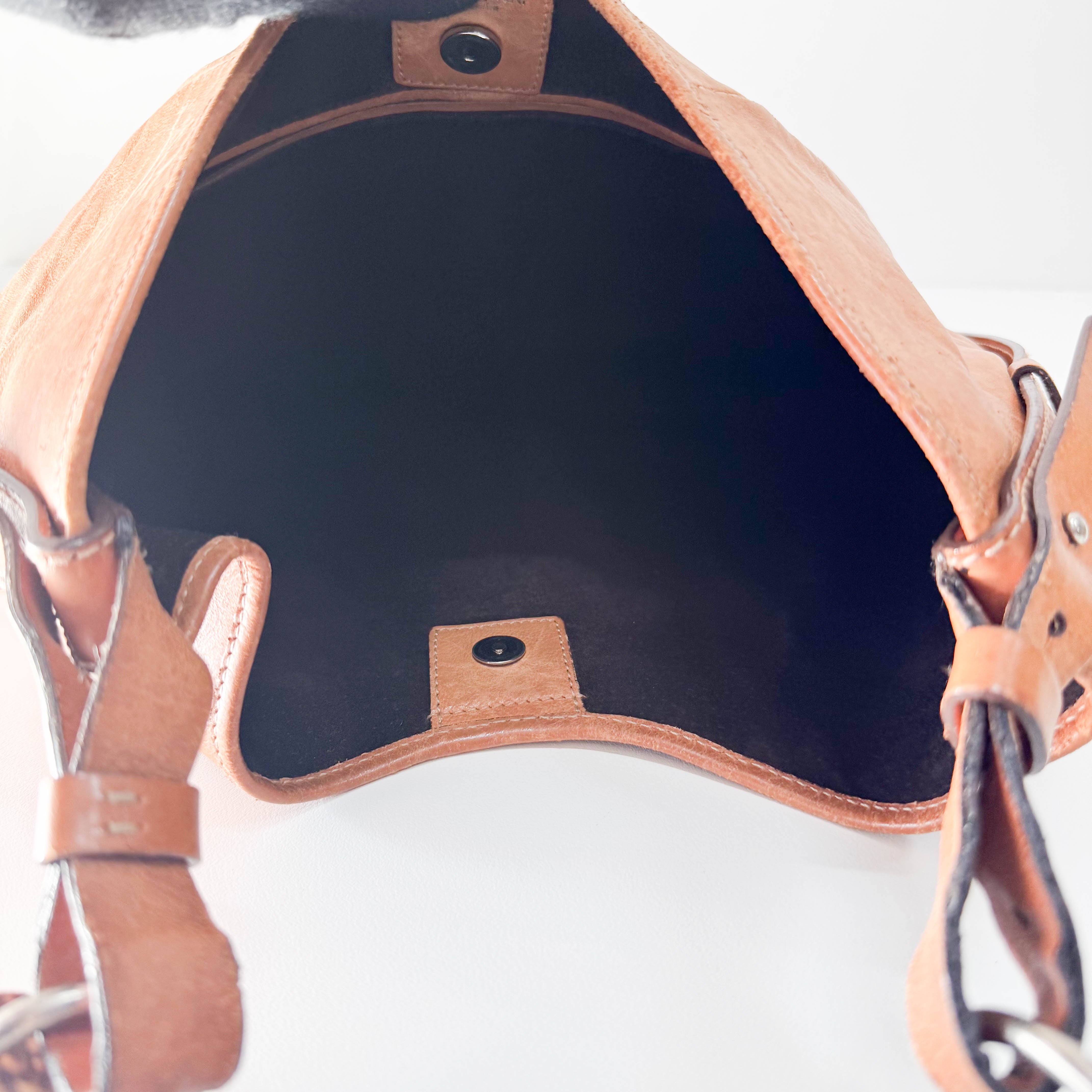 Mombasa Brown Leather Shoulder Bag