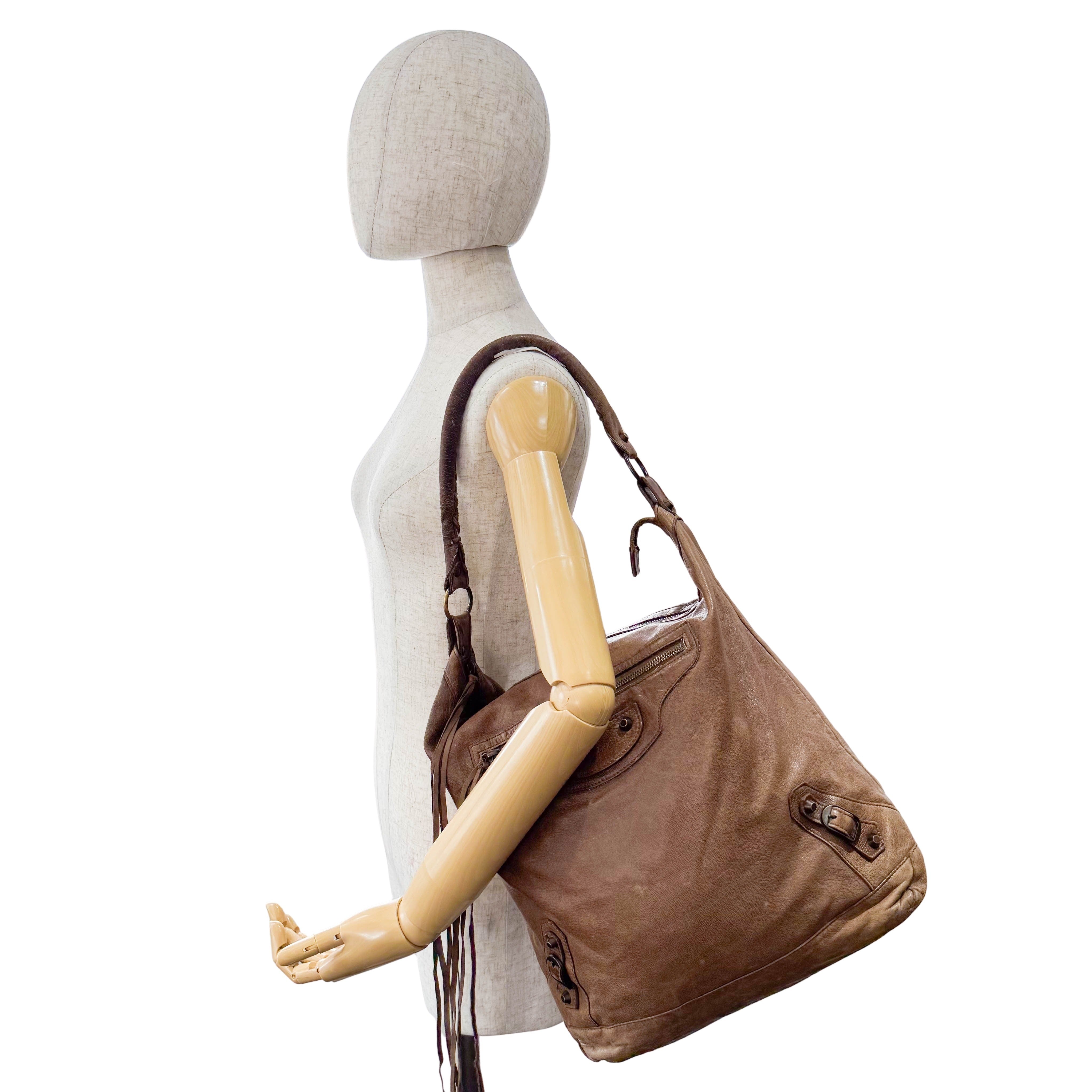The Day Brown Leather Tote Bag
