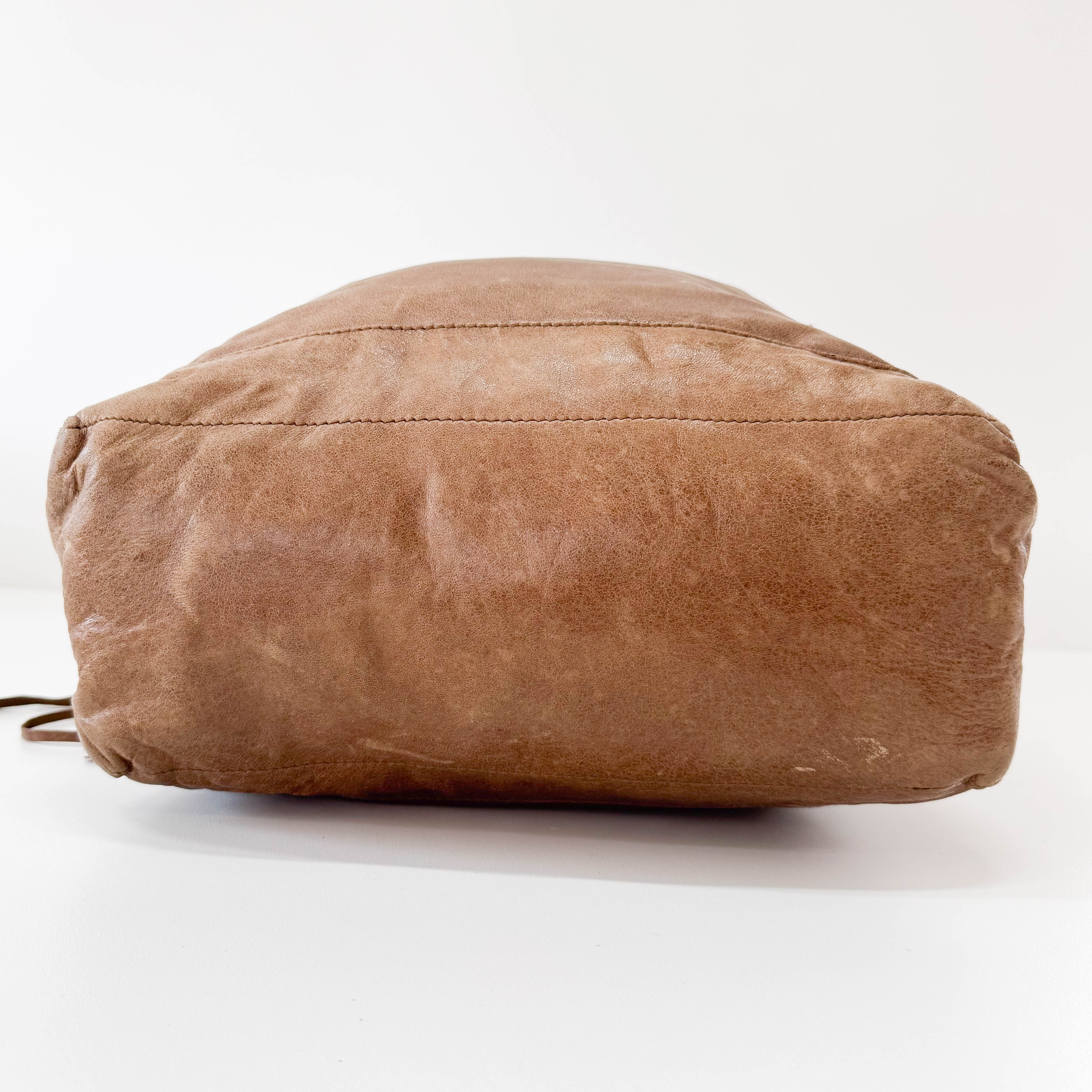 The Day Brown Leather Tote Bag