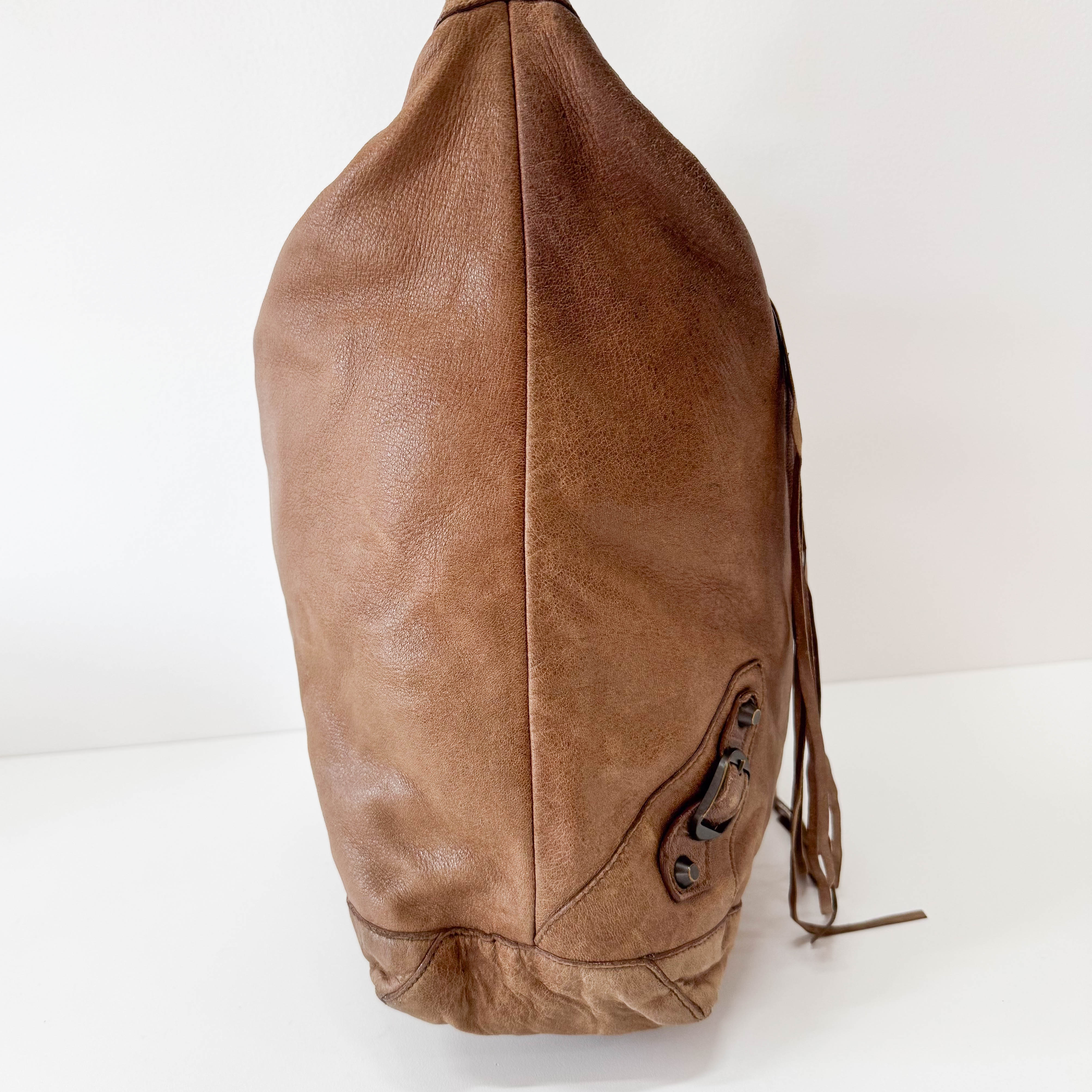 The Day Brown Leather Tote Bag