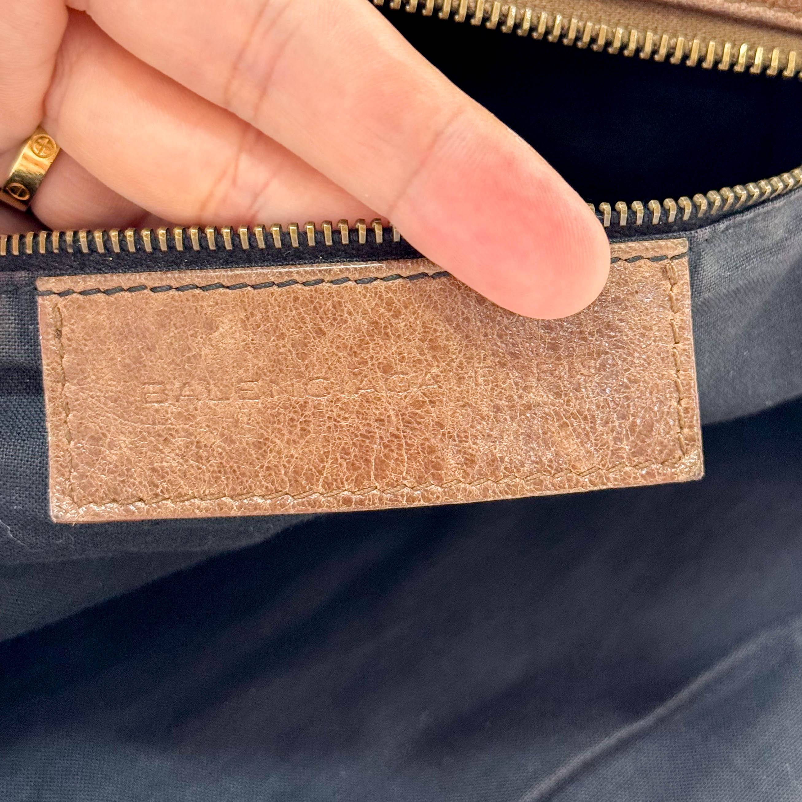 The Day Brown Leather Tote Bag