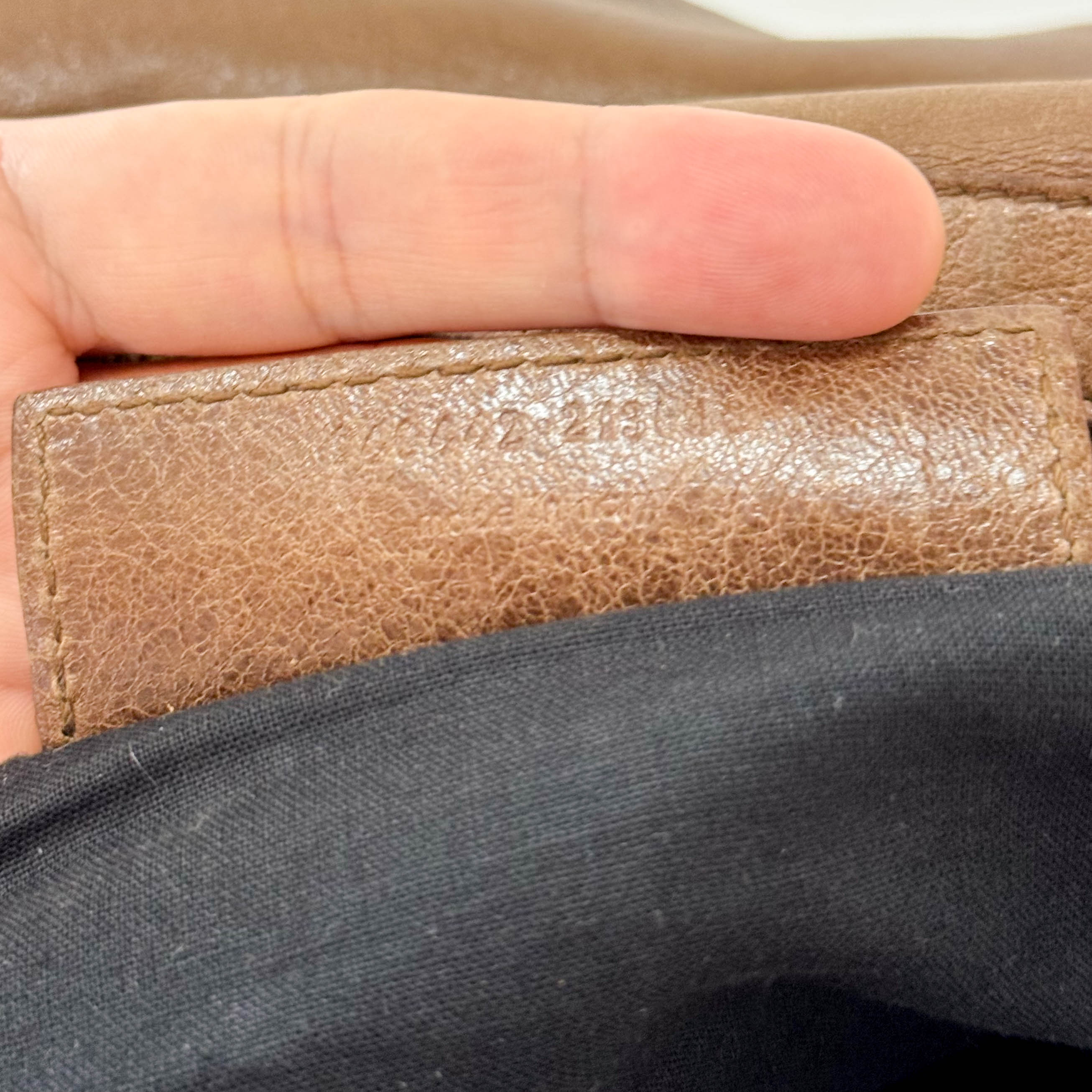 The Day Brown Leather Tote Bag