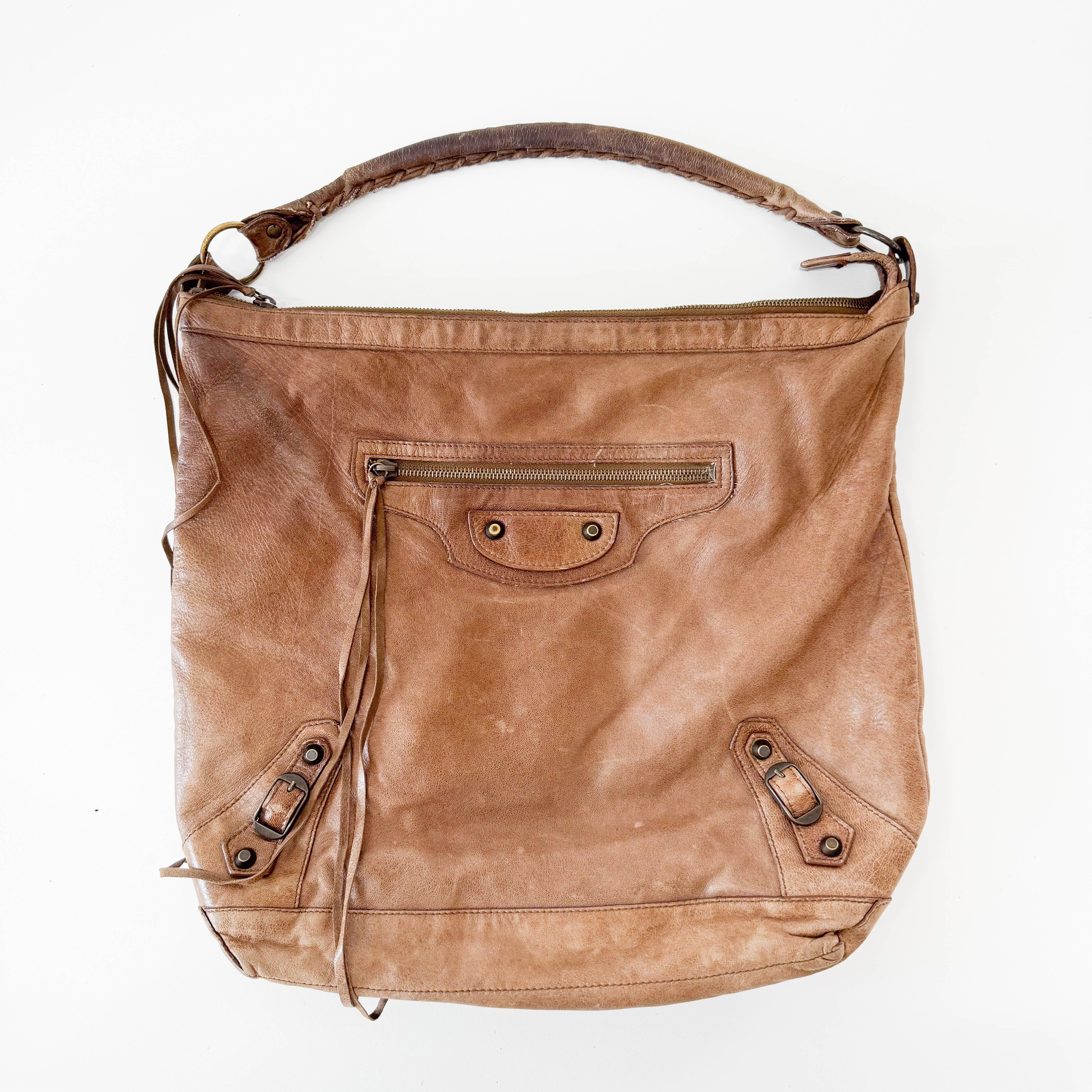 The Day Brown Leather Tote Bag