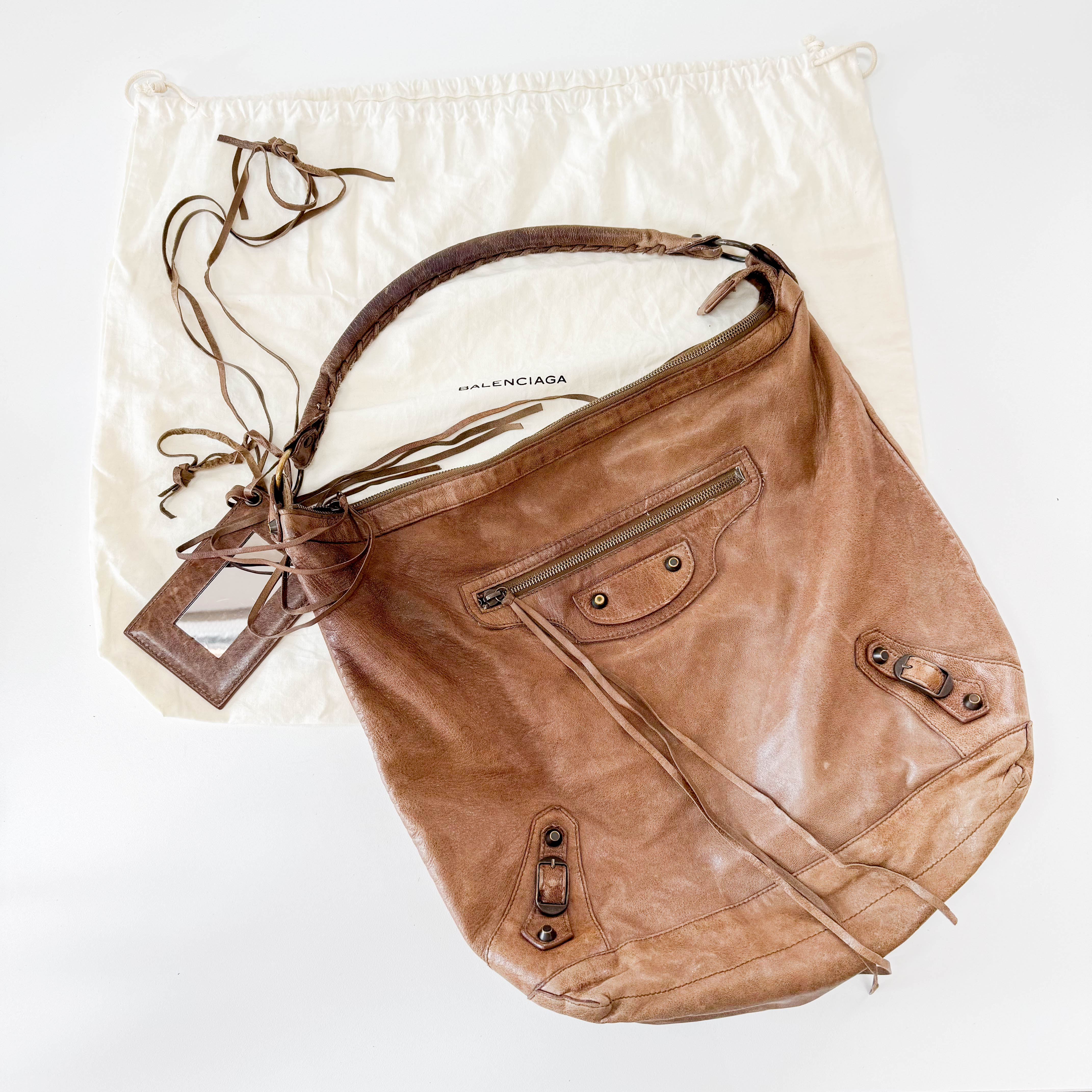 The Day Brown Leather Tote Bag