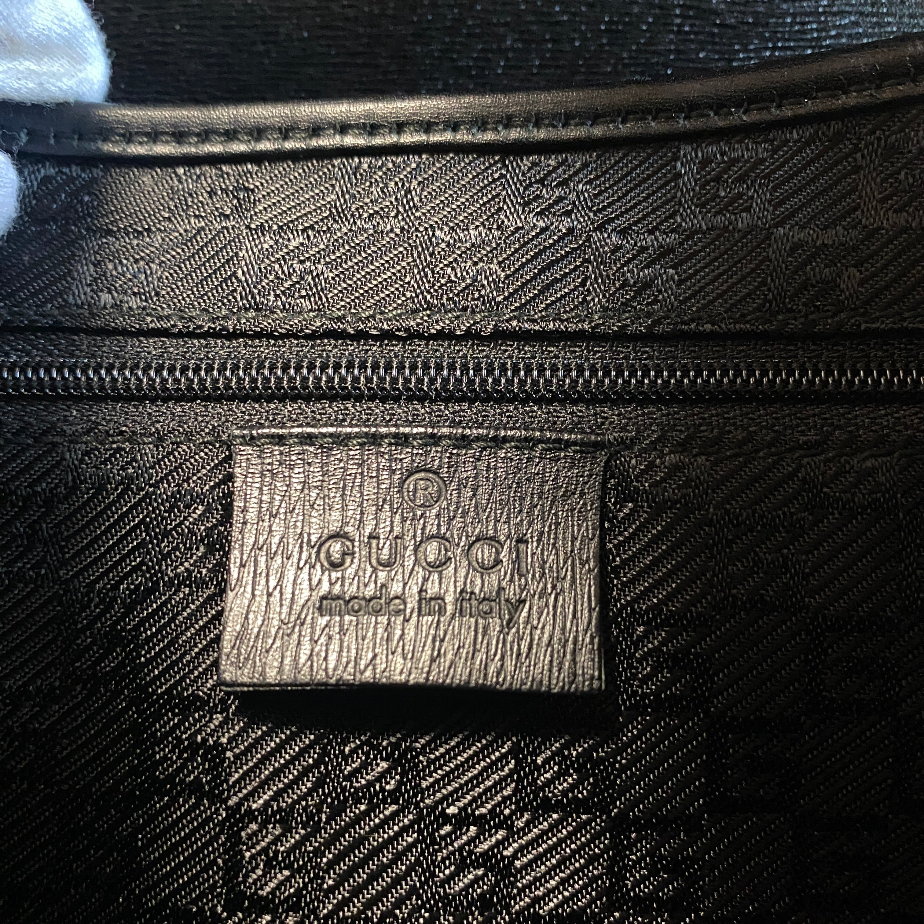 Jackie Mini Bamboo Black Shoulder Bag