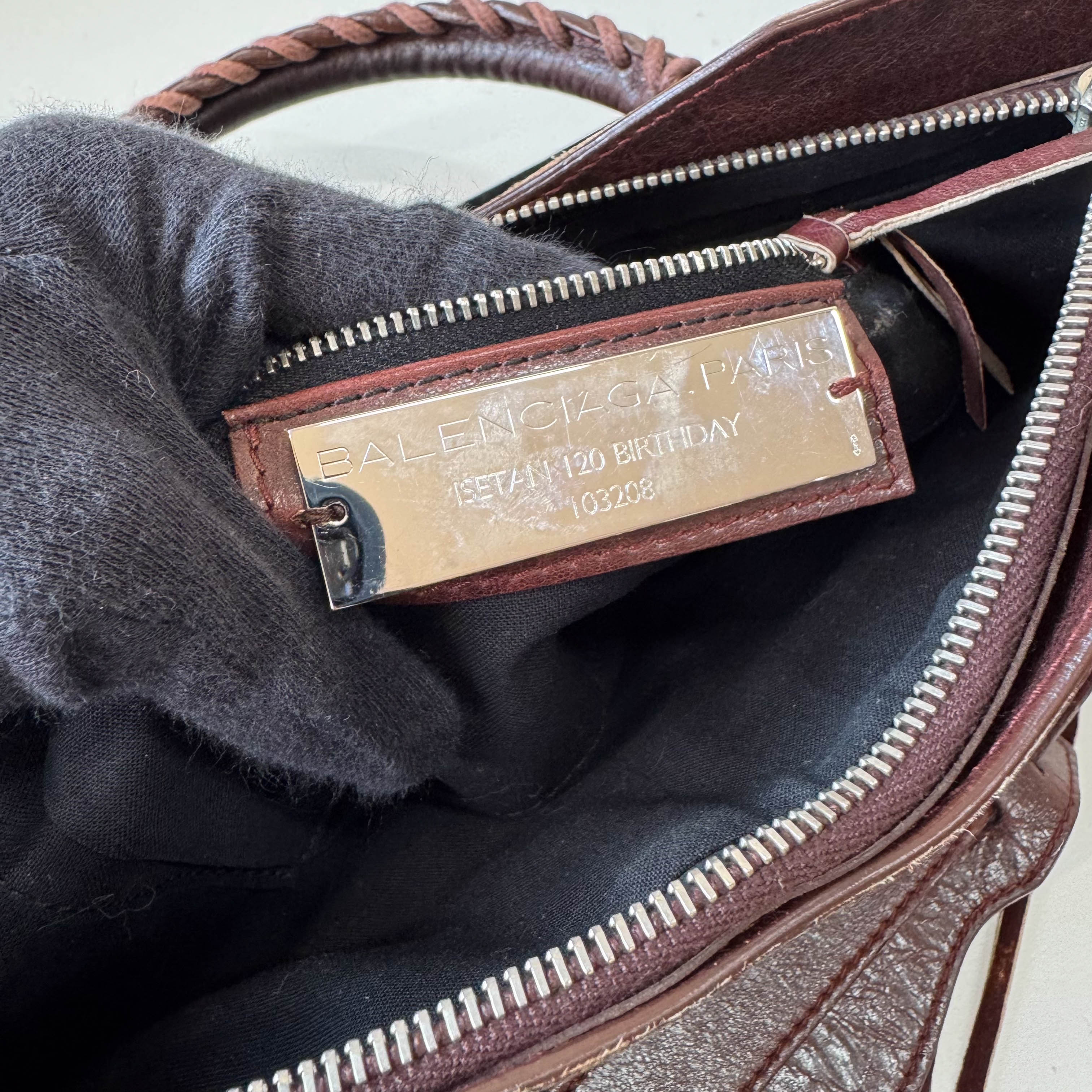 The City Black Suede & Brown Leather Two Way Bag