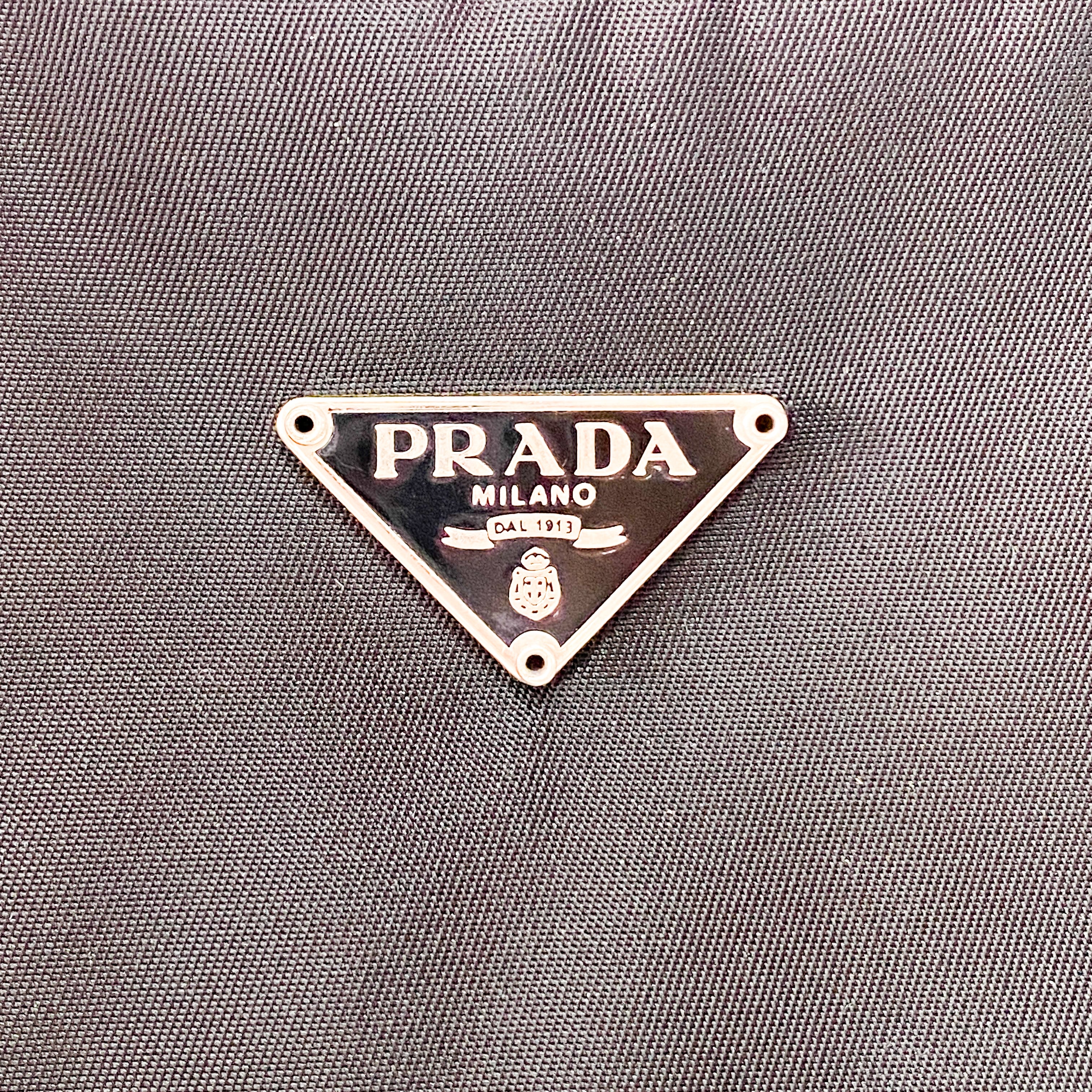 Small Black Nylon Shoulder Bag