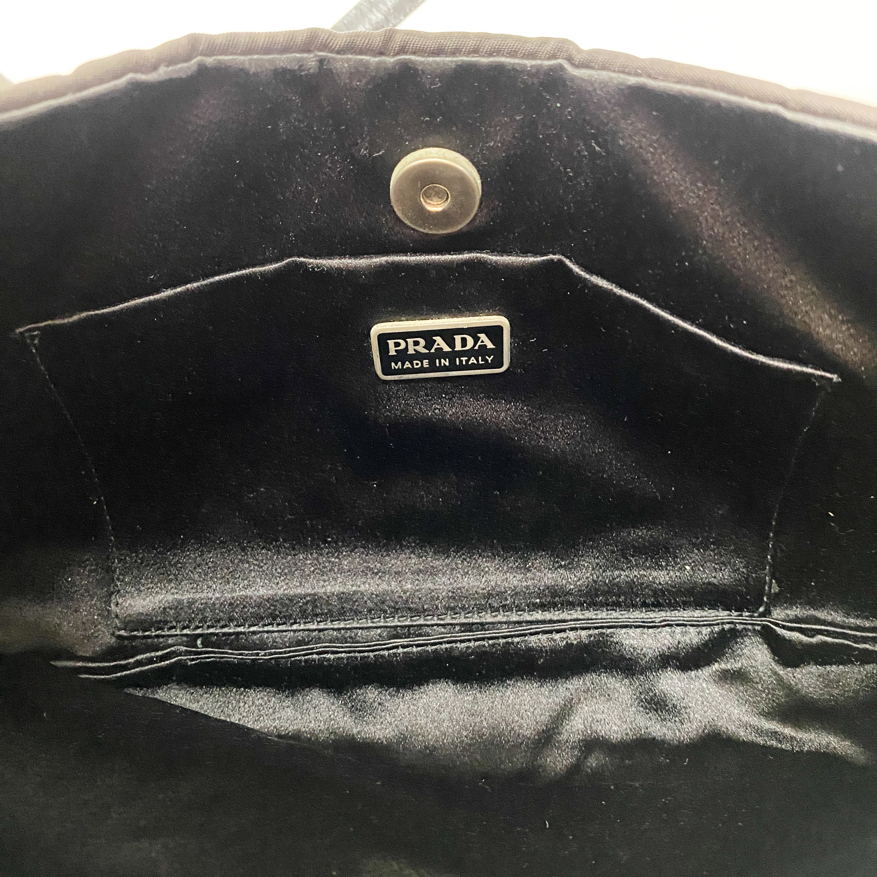 Small Black Nylon Shoulder Bag