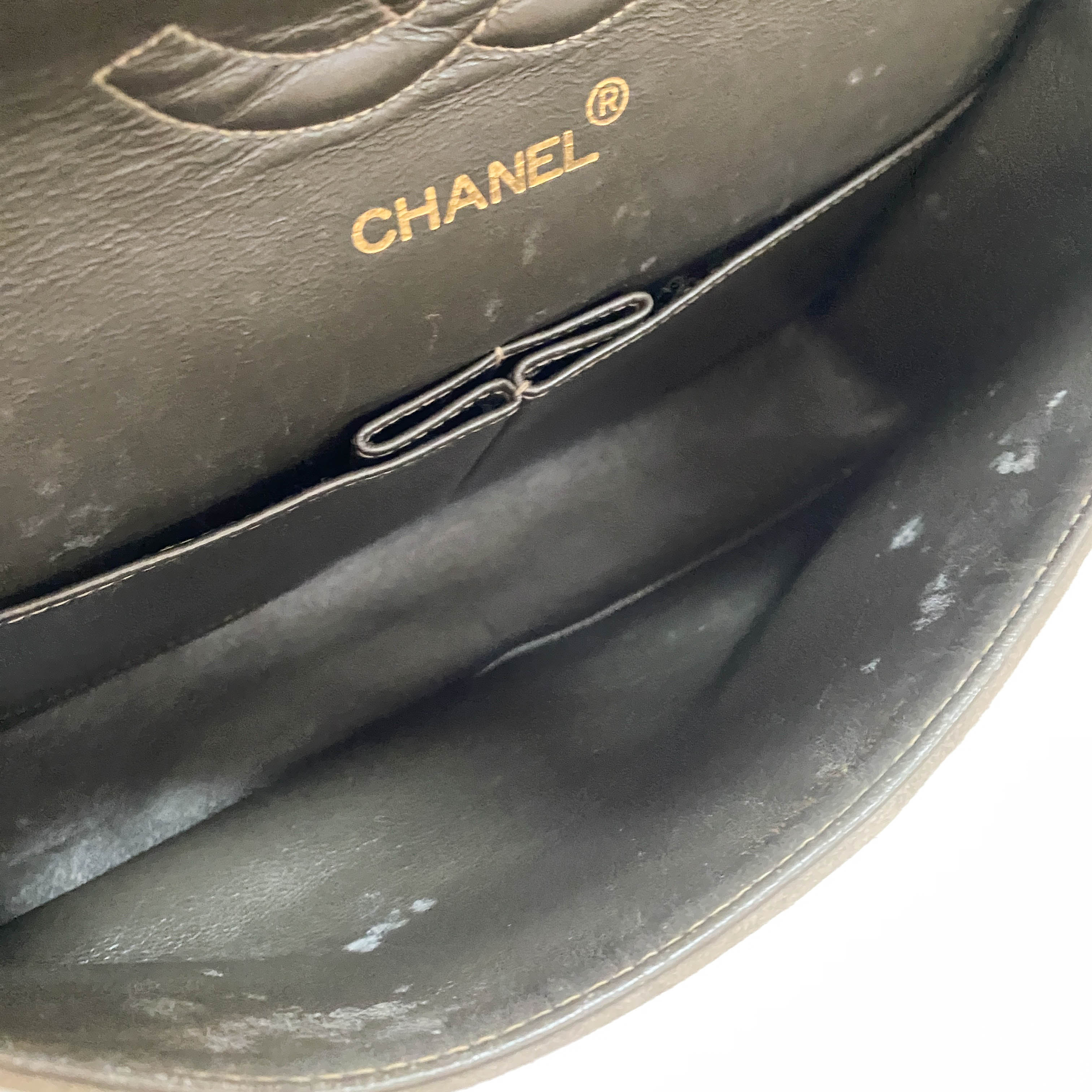 Timeless Classic Double Flap Brown Suede Chain Shoulder Bag