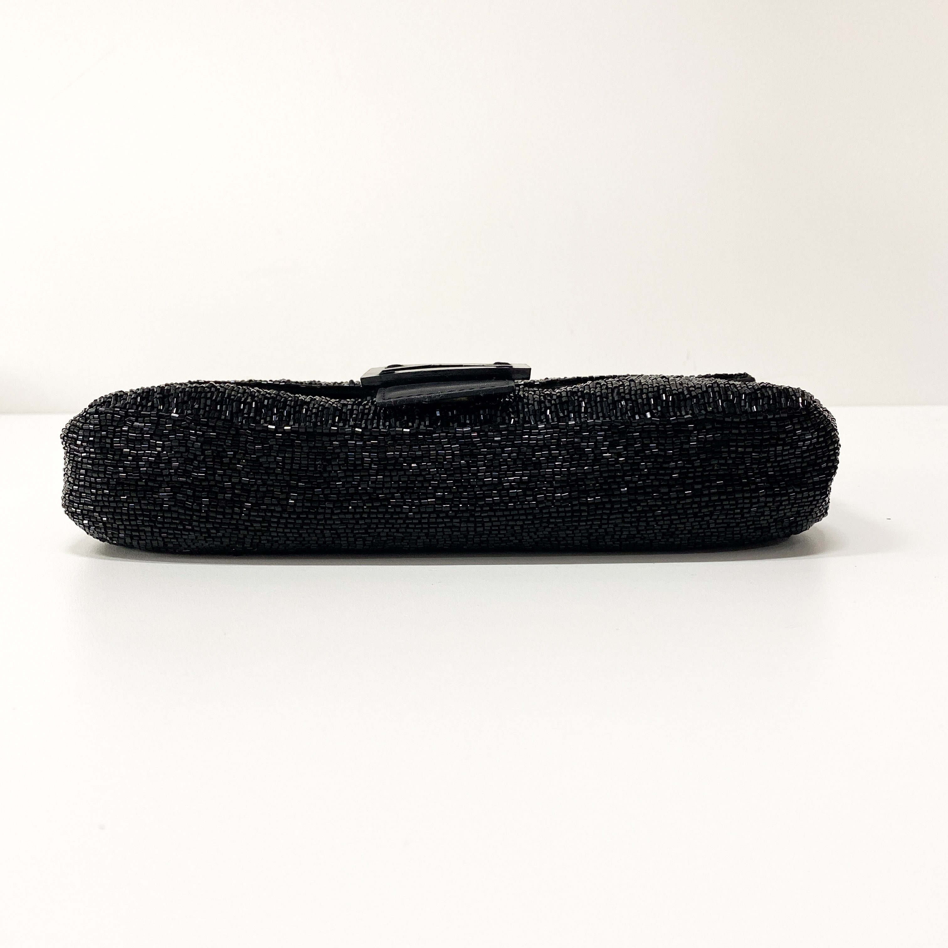 Baguette Black Beads Shoulder Bag