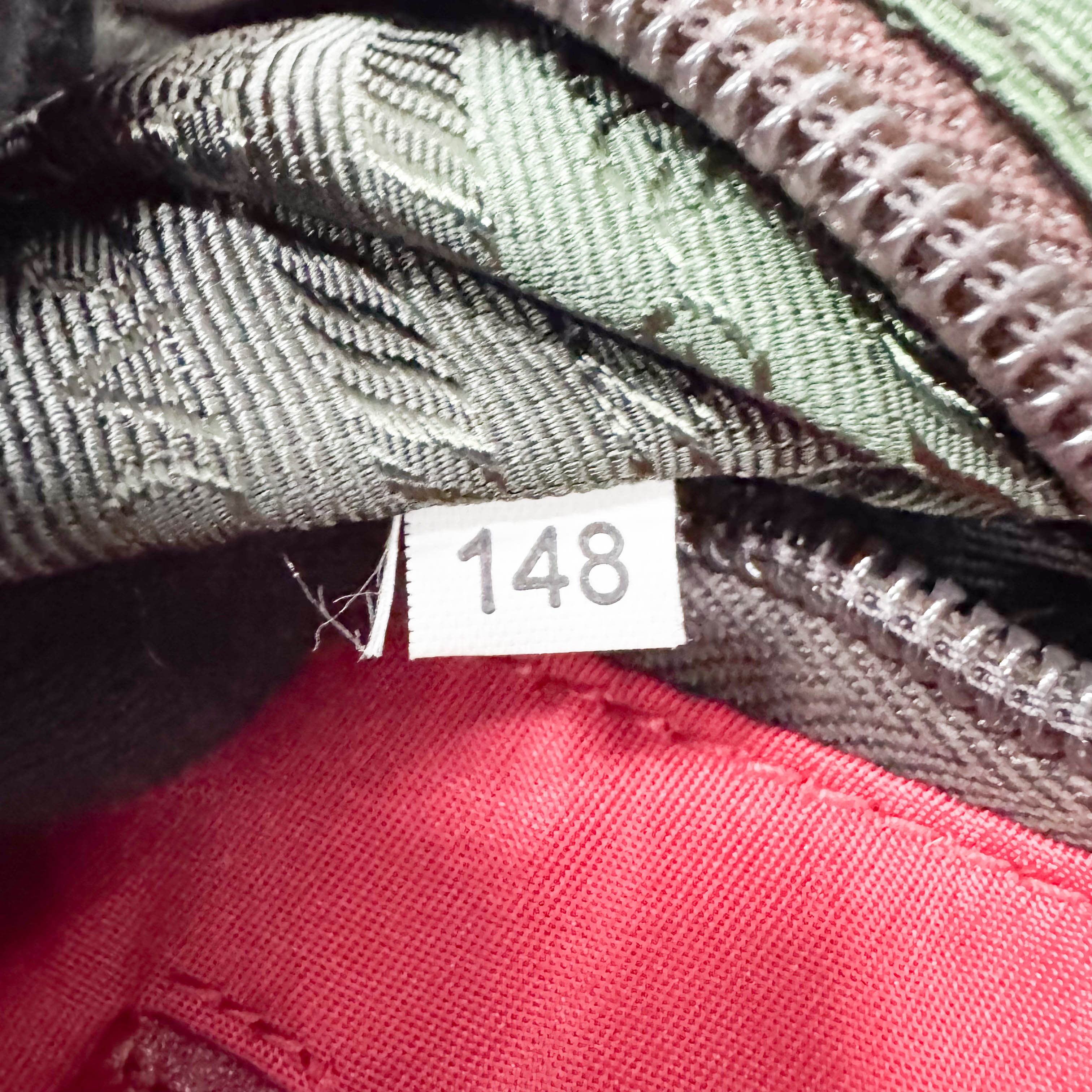 Red Nylon Shoulder Bag