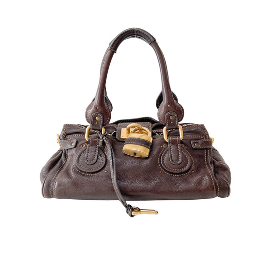 Paddington Brown Leather Shoulder Bag