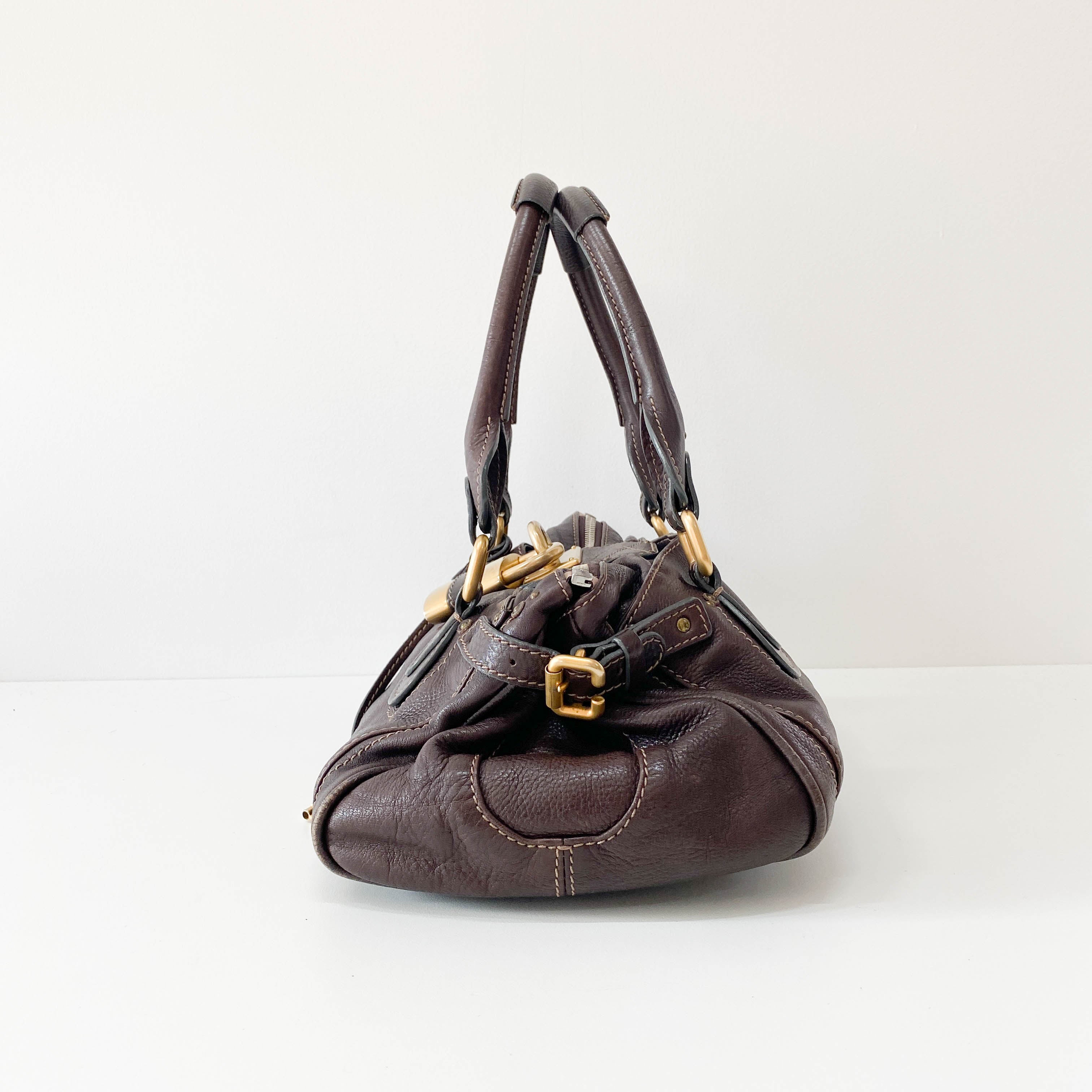 Paddington Brown Leather Shoulder Bag