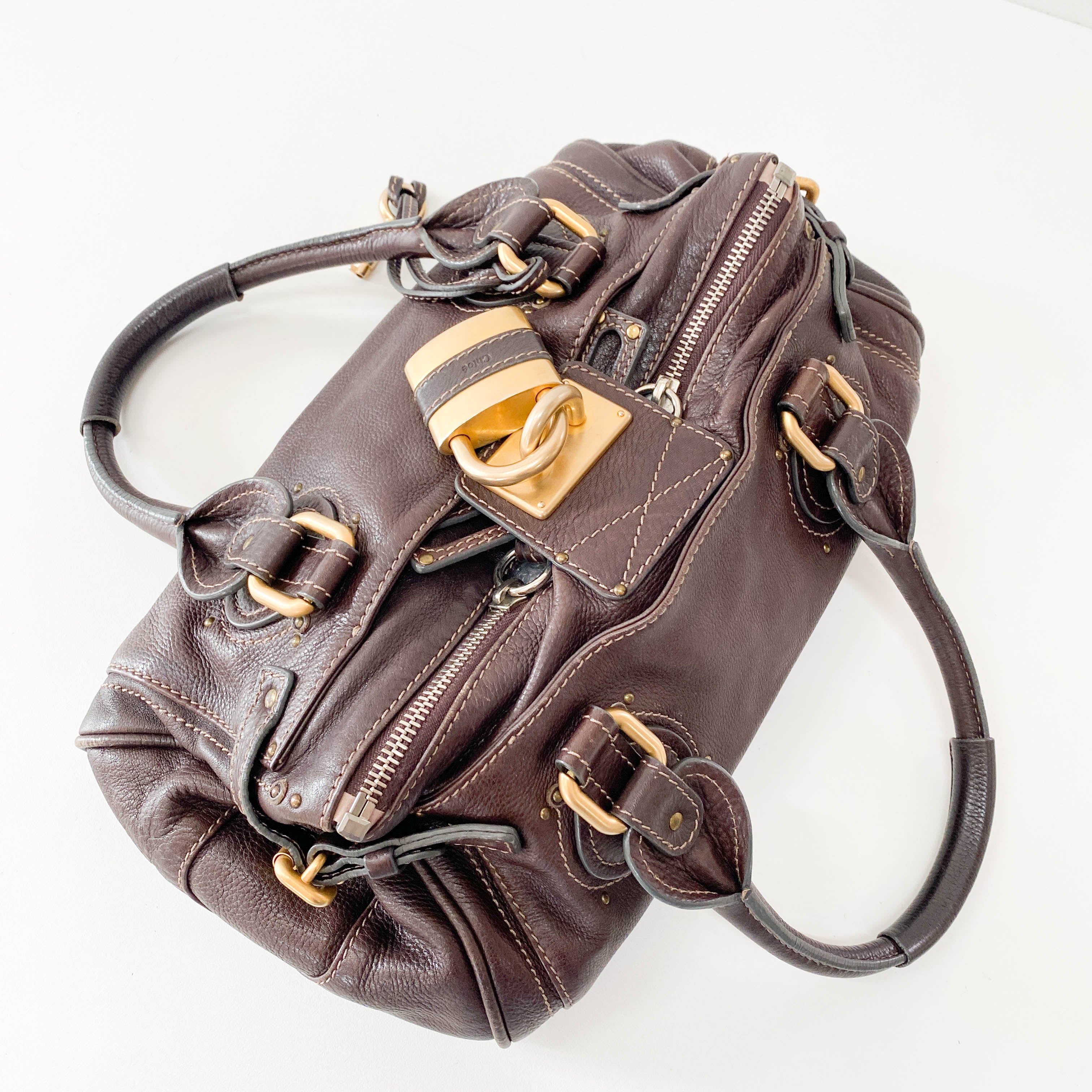 Paddington Brown Leather Shoulder Bag