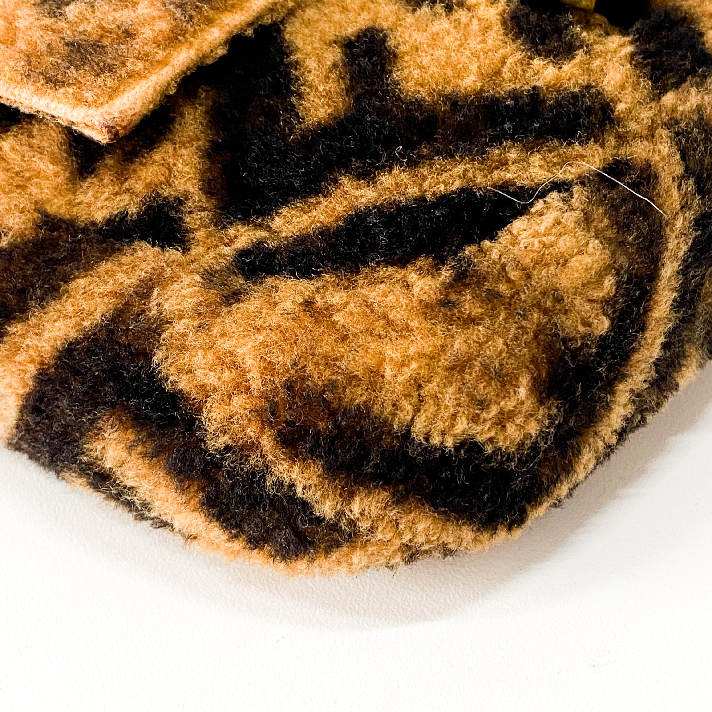 Zucca Baguette Mini Brown Wool Two Way Bag