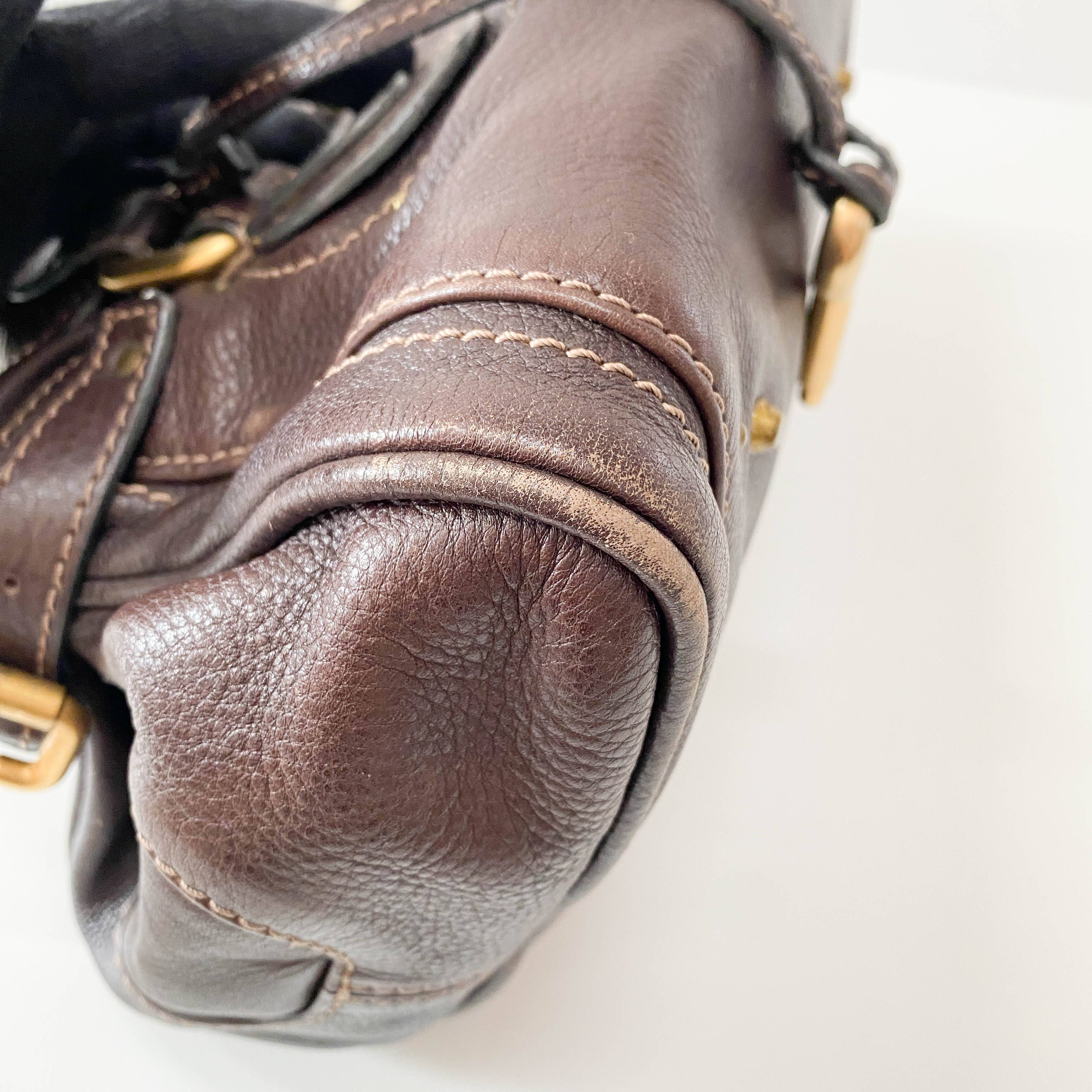 Paddington Brown Leather Shoulder Bag