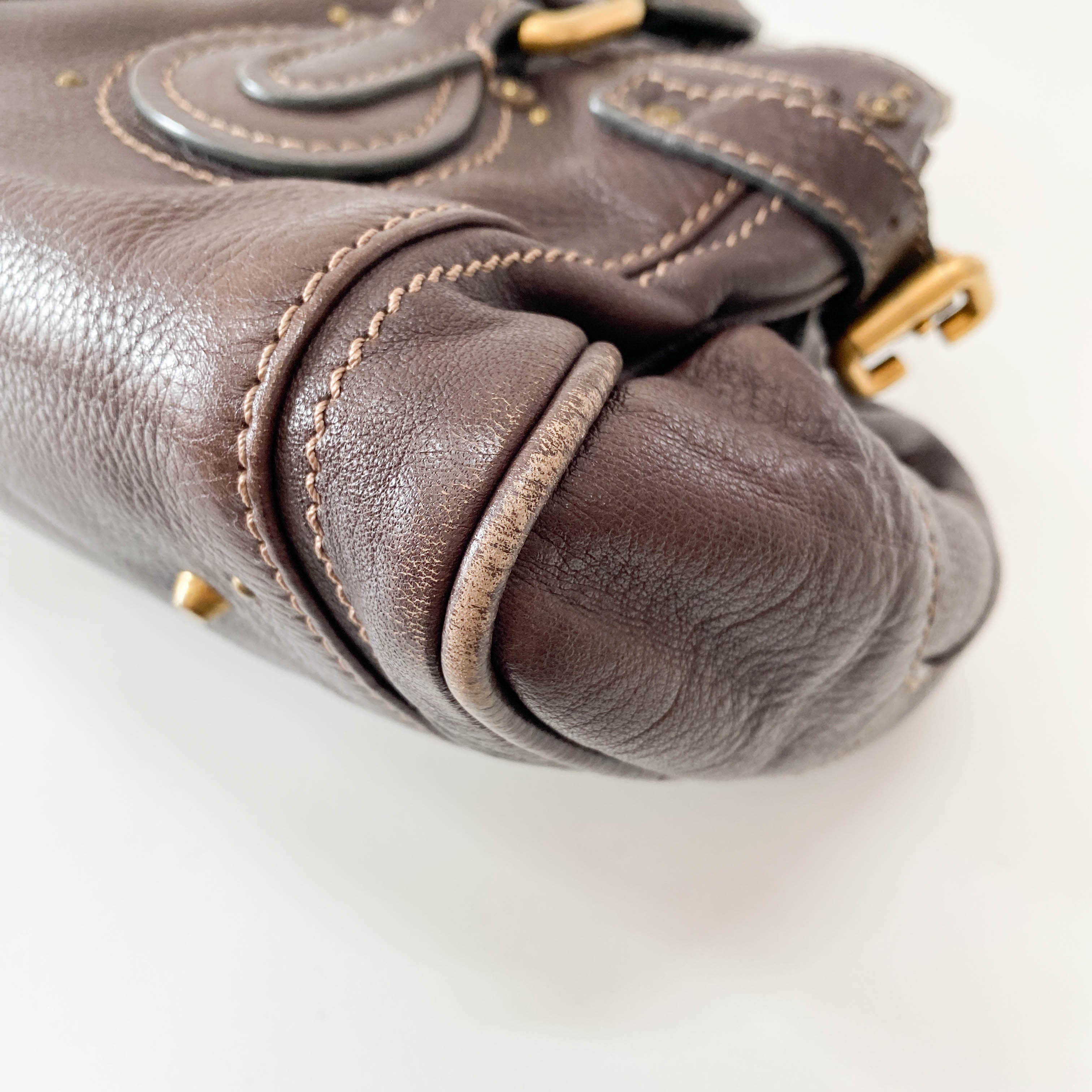 Paddington Brown Leather Shoulder Bag