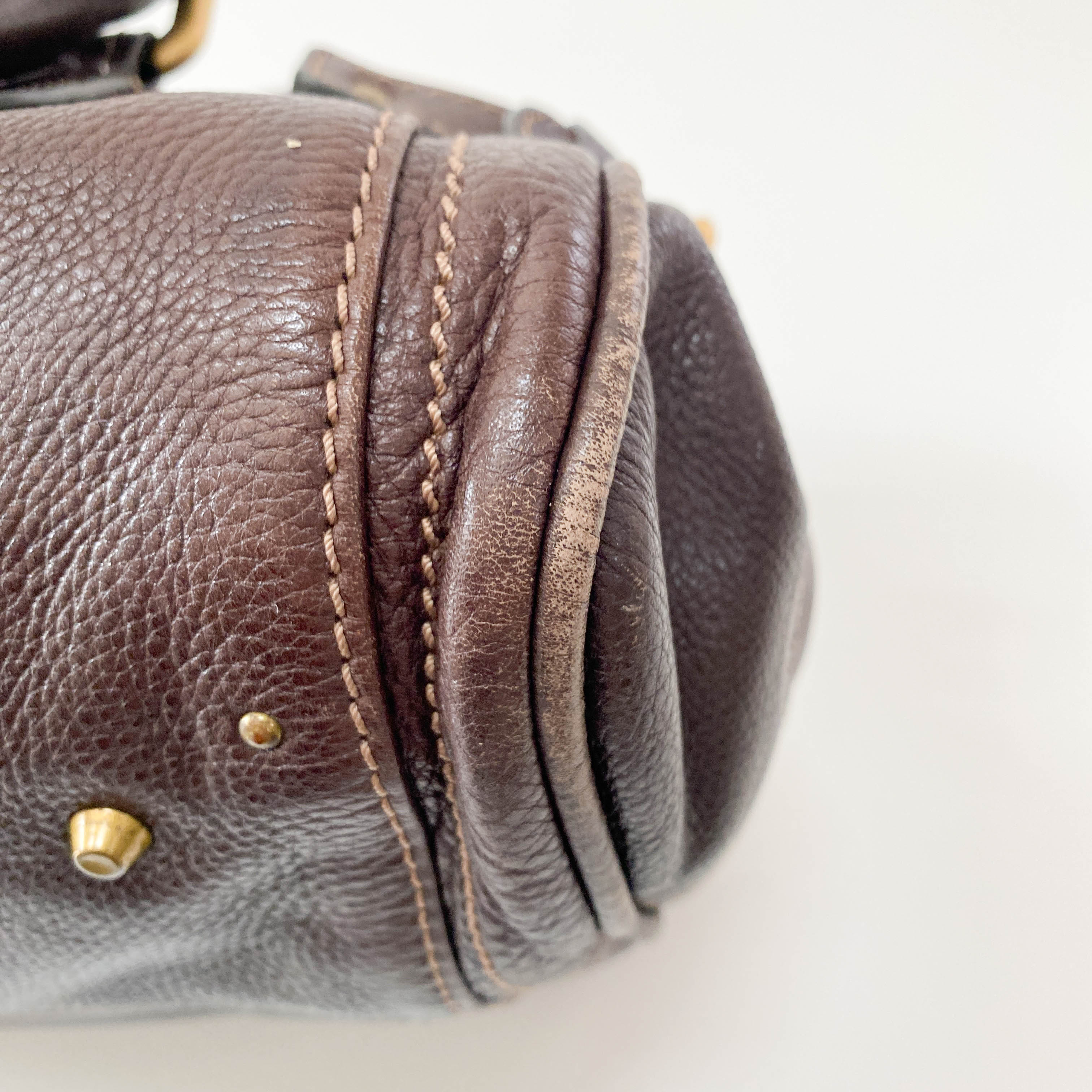 Paddington Brown Leather Shoulder Bag