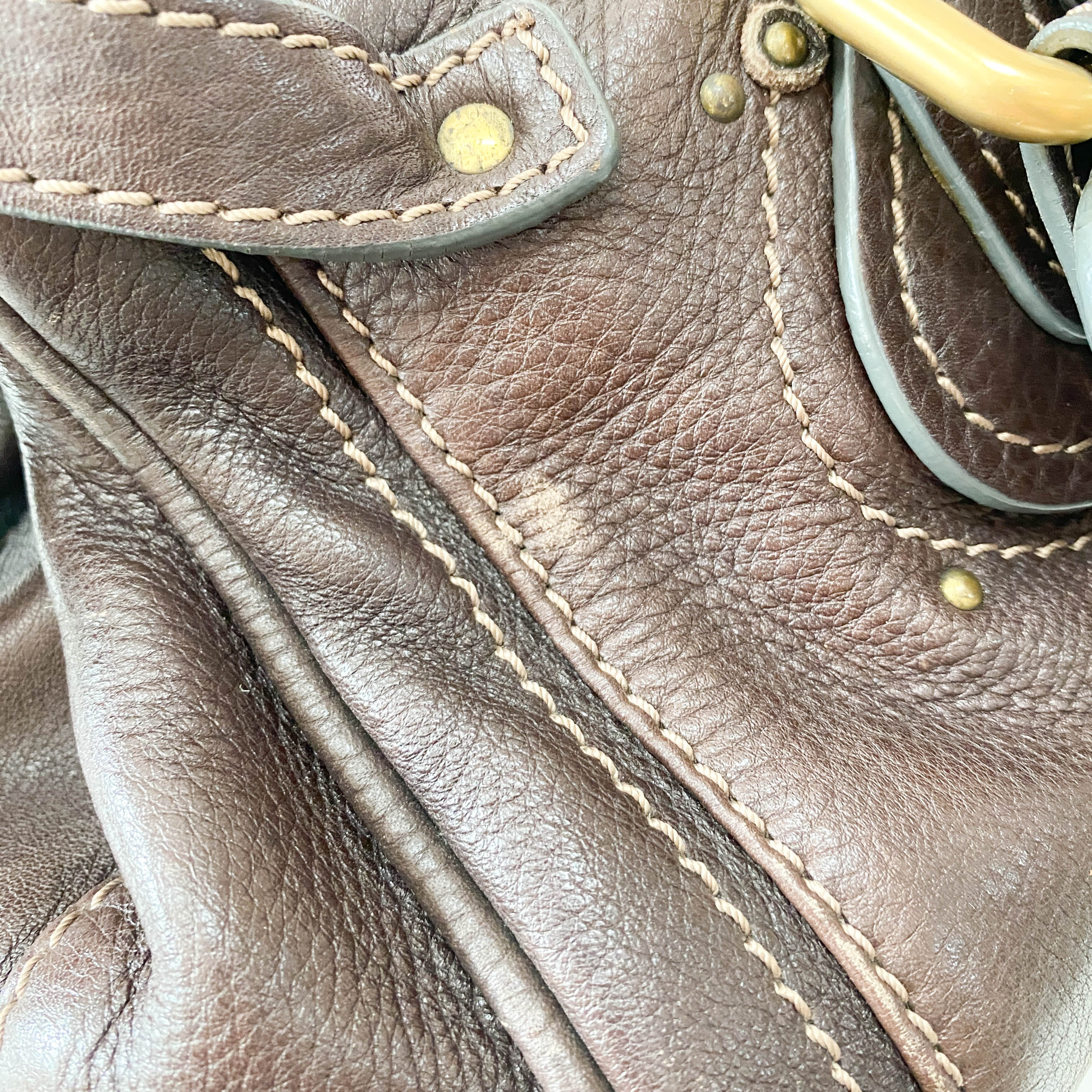 Paddington Brown Leather Shoulder Bag