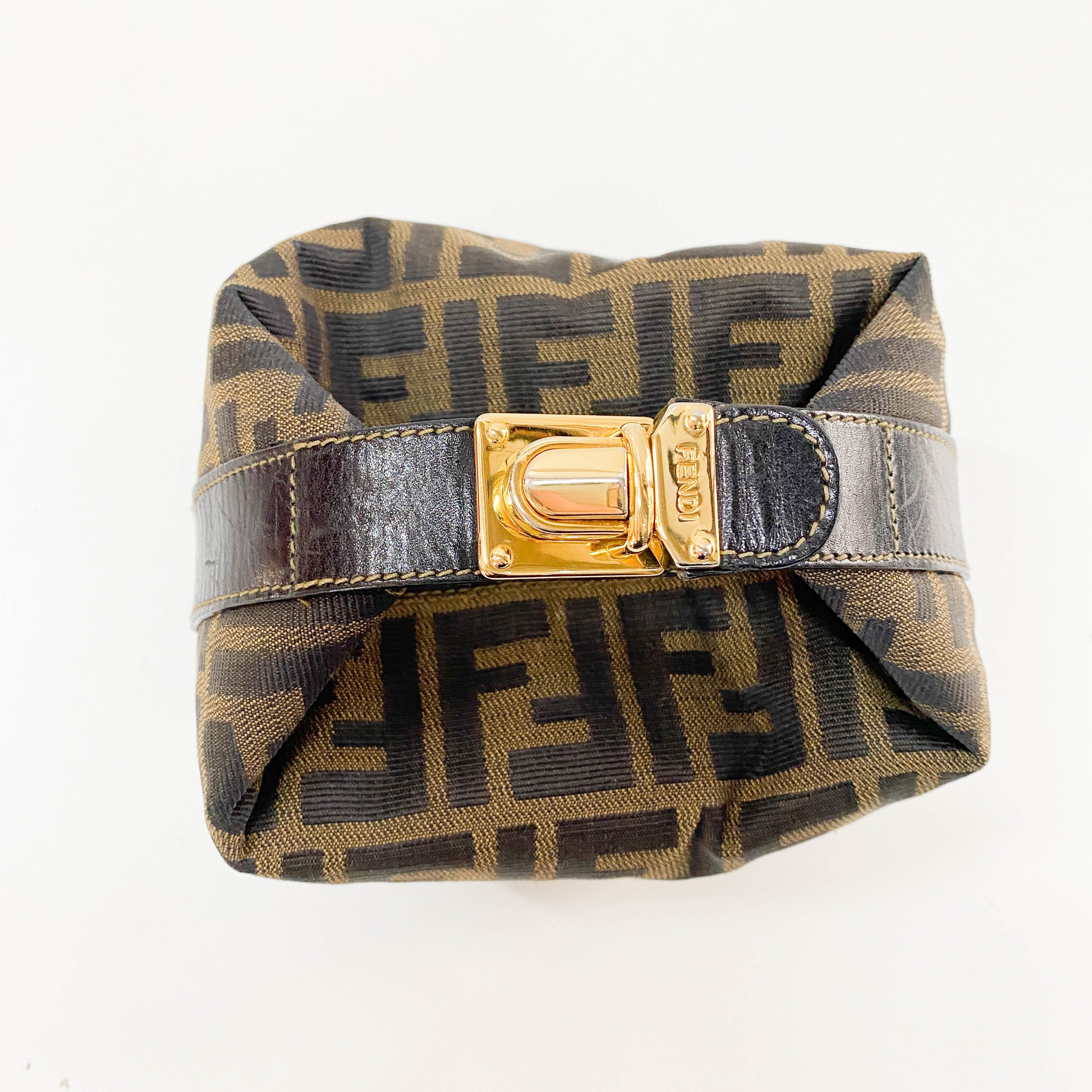 Zucca Small Brown Canvas Handbag